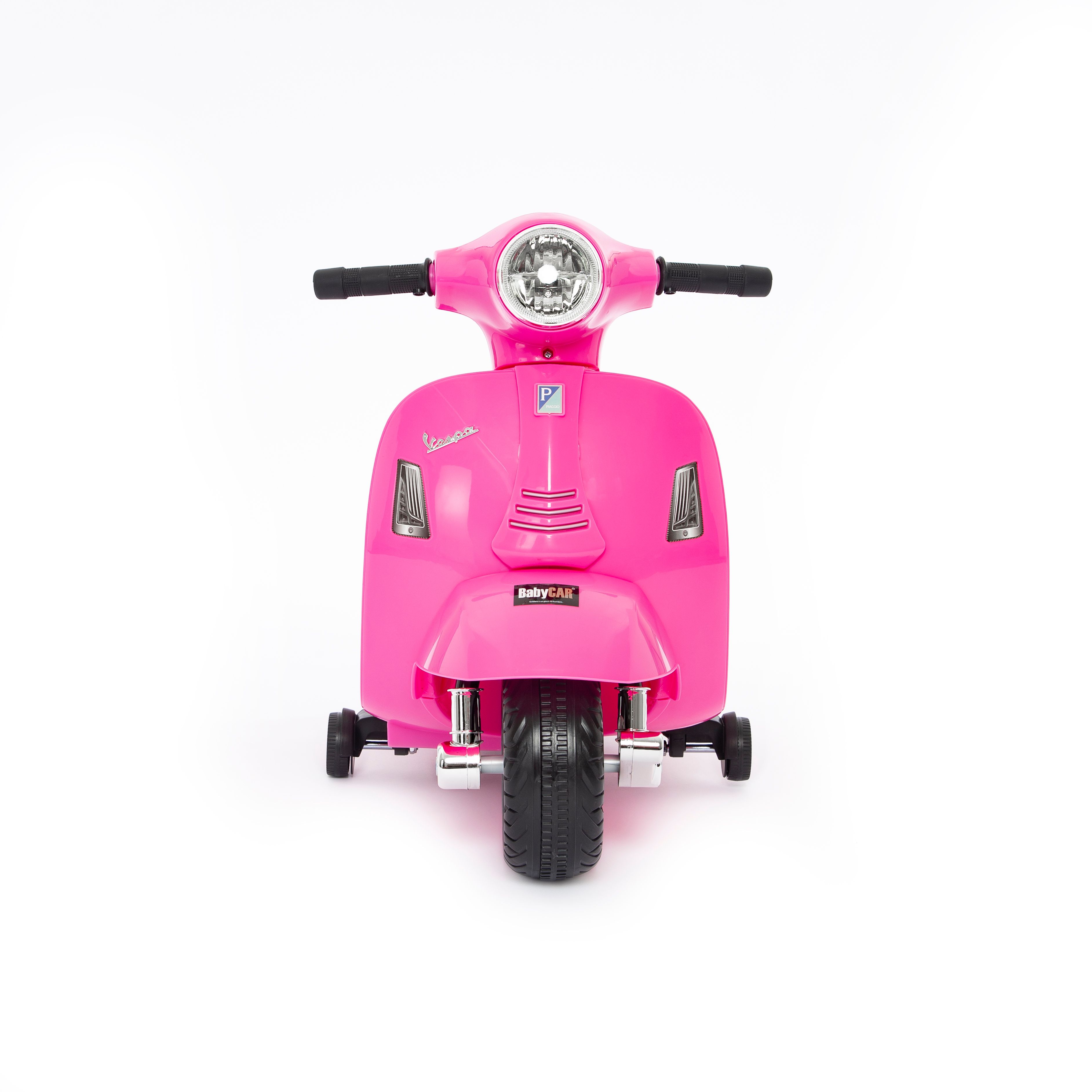 MOTO ELETTRICA PER BAMBINI VESPA PIAGGIO 946 ROSA 12V ING. MP3, LED