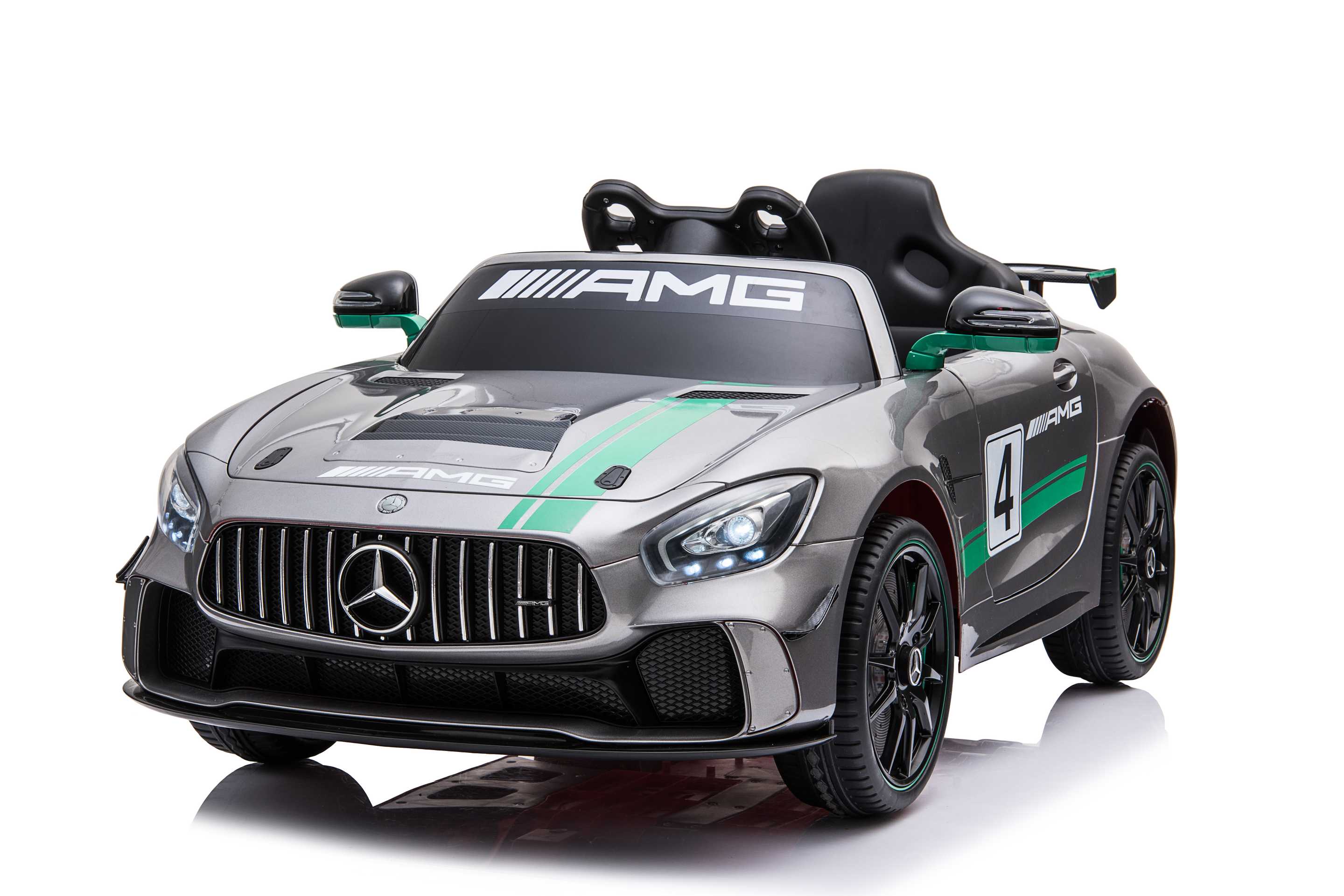 Mercedes GT4 AMG Luxury elettrica per bambini a 12V - 7