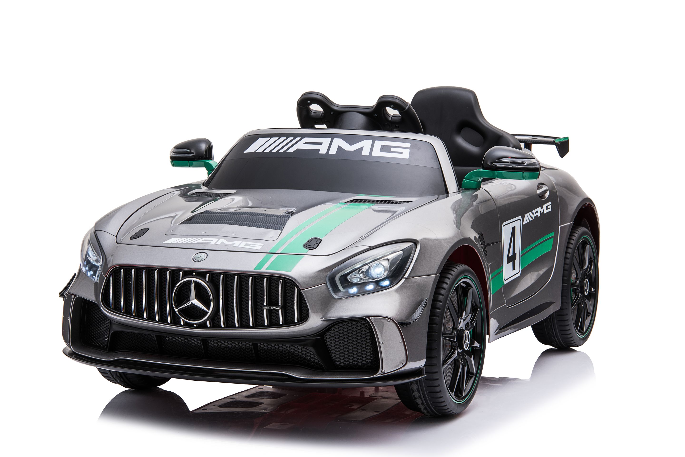 Mercedes GT4 AMG elettrica per bambini a 12V - 2