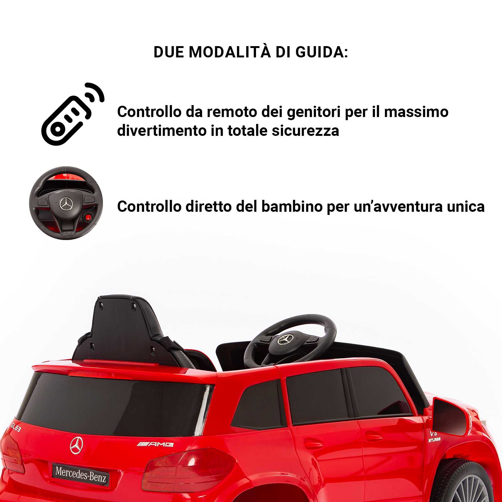 Mercedes GL63 rossa dettagli