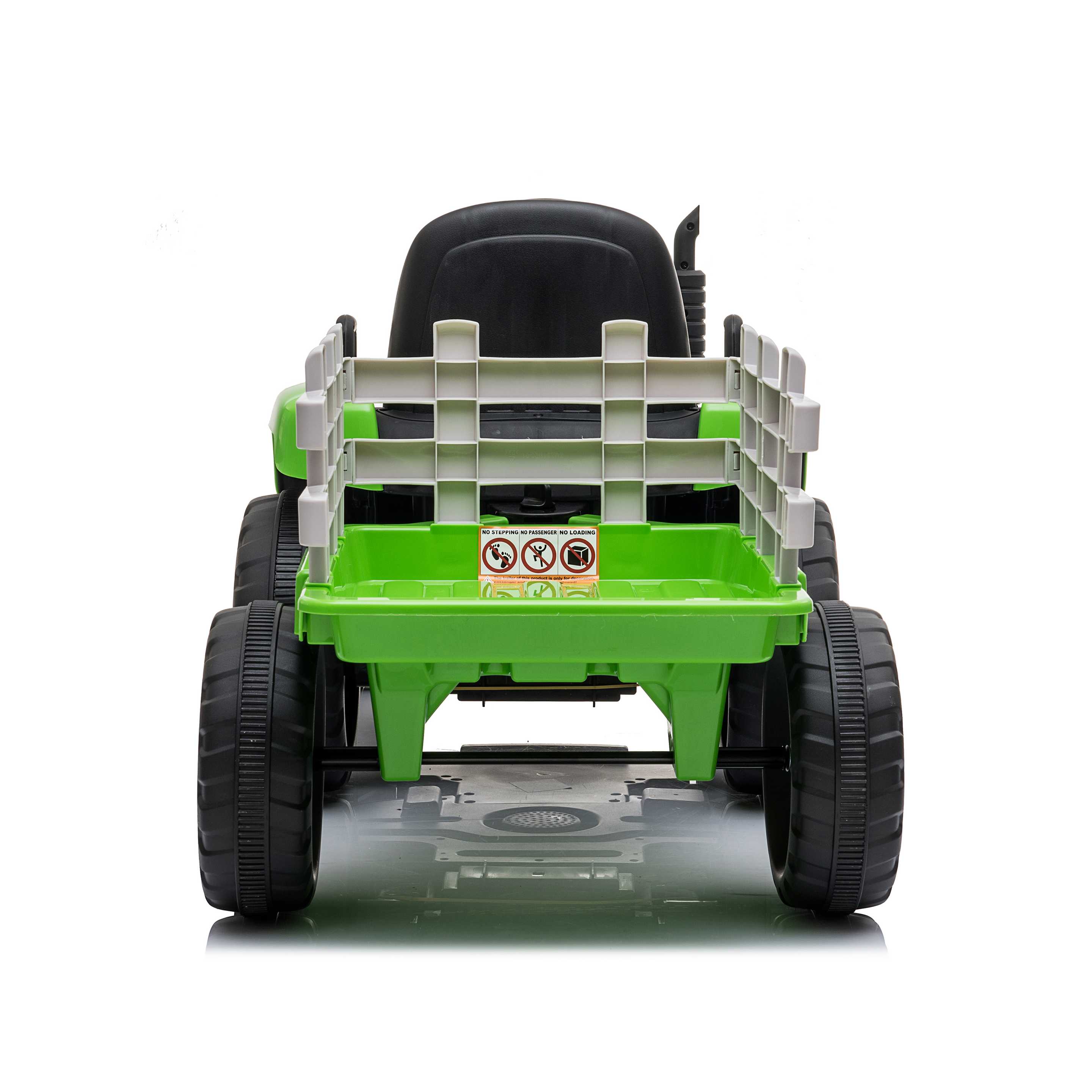 Tractor con remolque eléctrico para niños 8