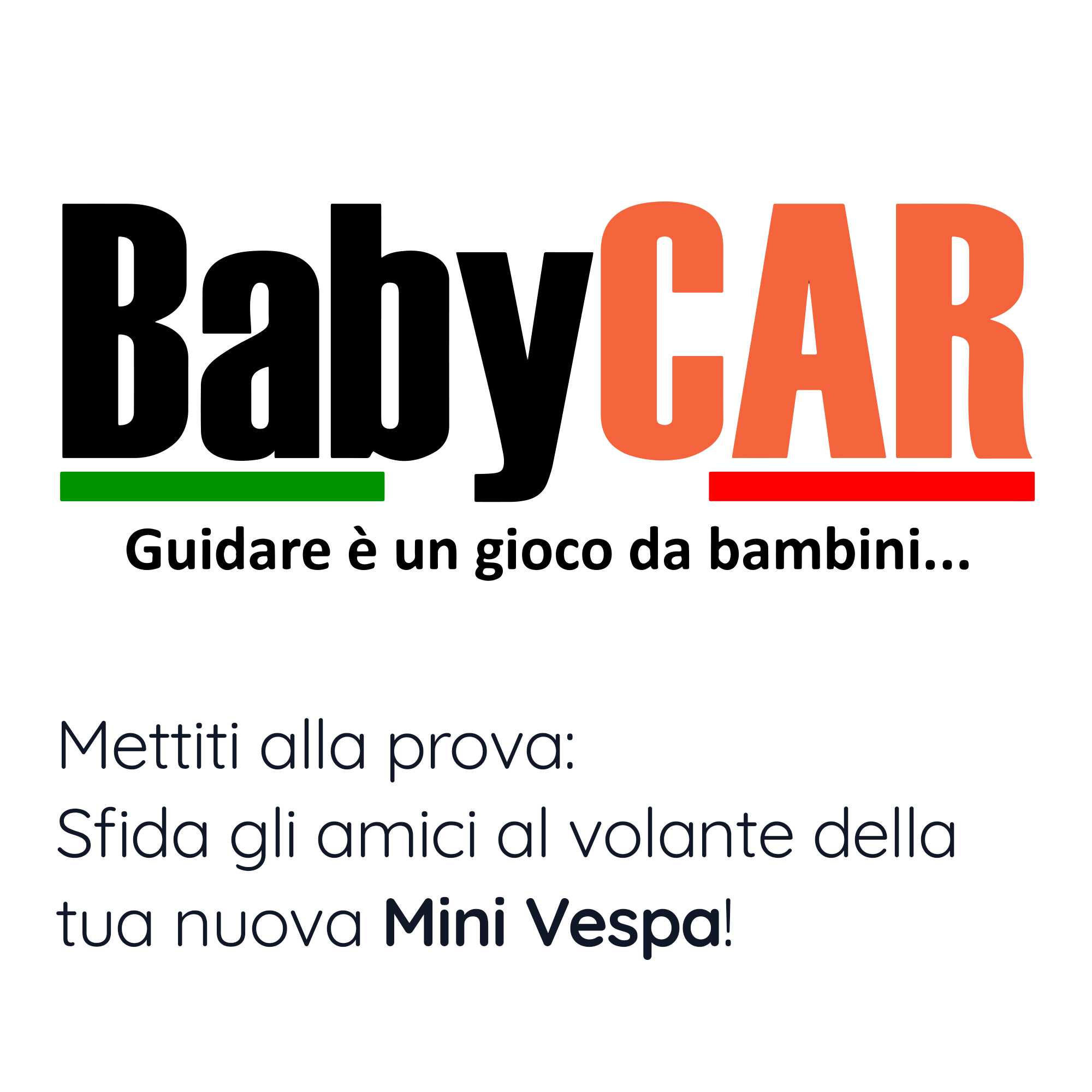 Mini Vespa - guidare è un gioco da bambini