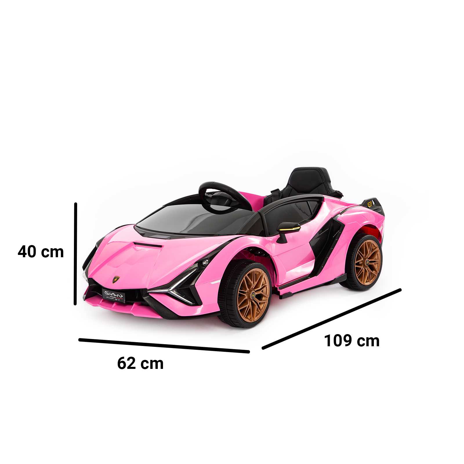 Lamborghini Sian giocattolo dimensioni