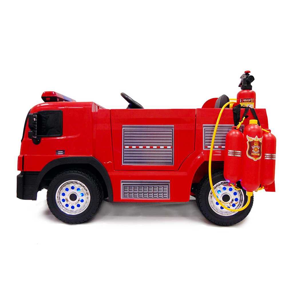 Camión de bomberos eléctrico para niños de 12V - 9
