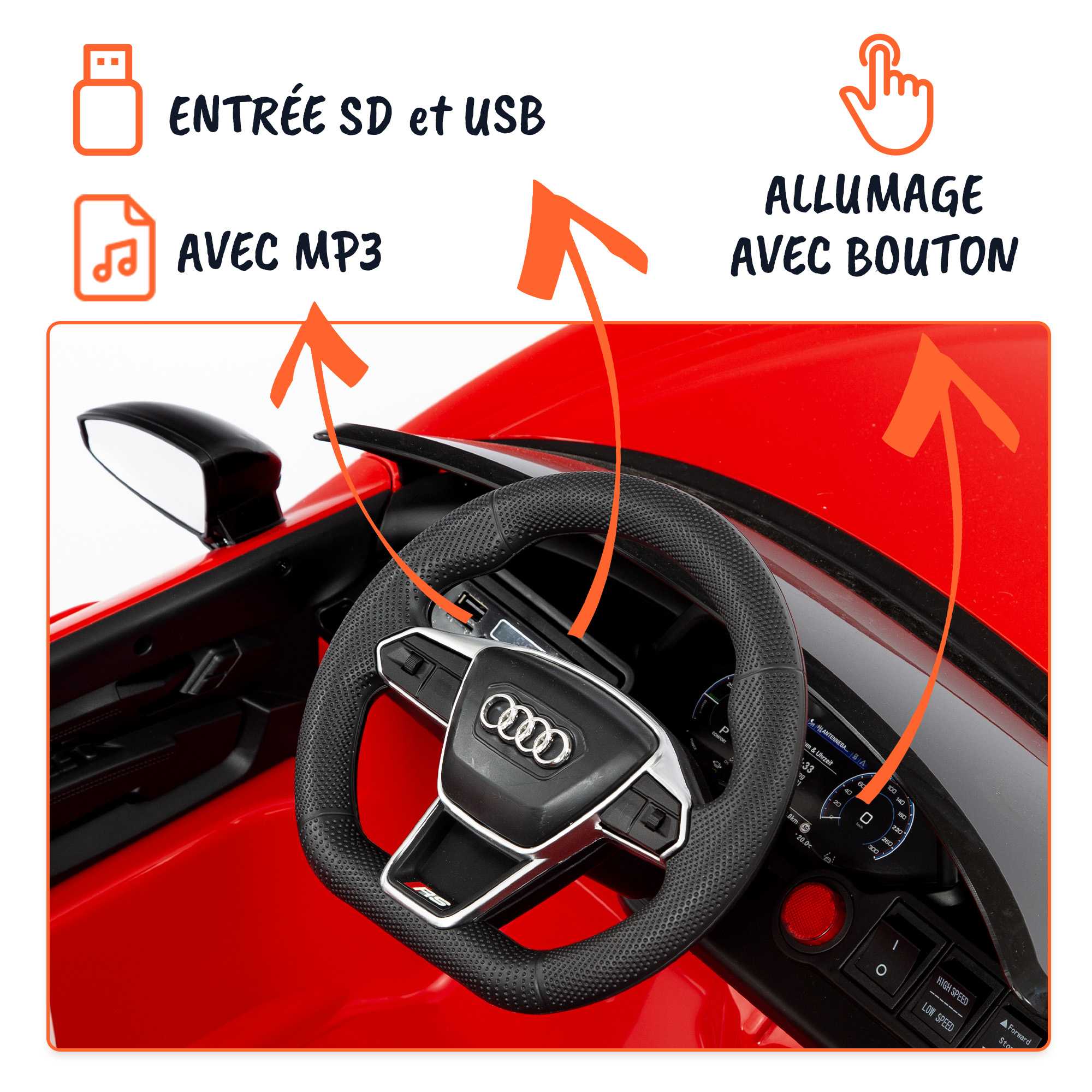 Audi RS eTron - allumage