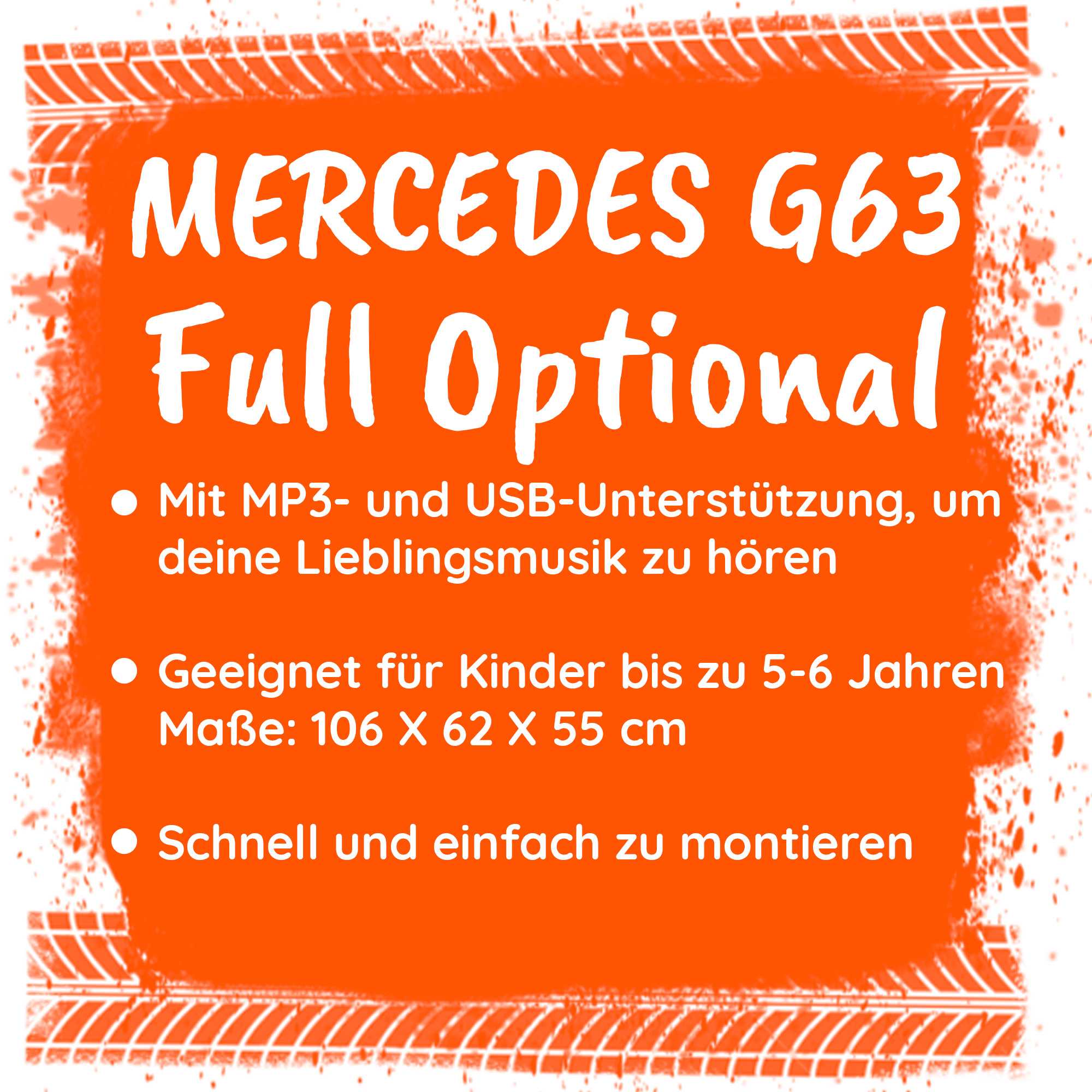 Mercedes G63 Rot - full optional