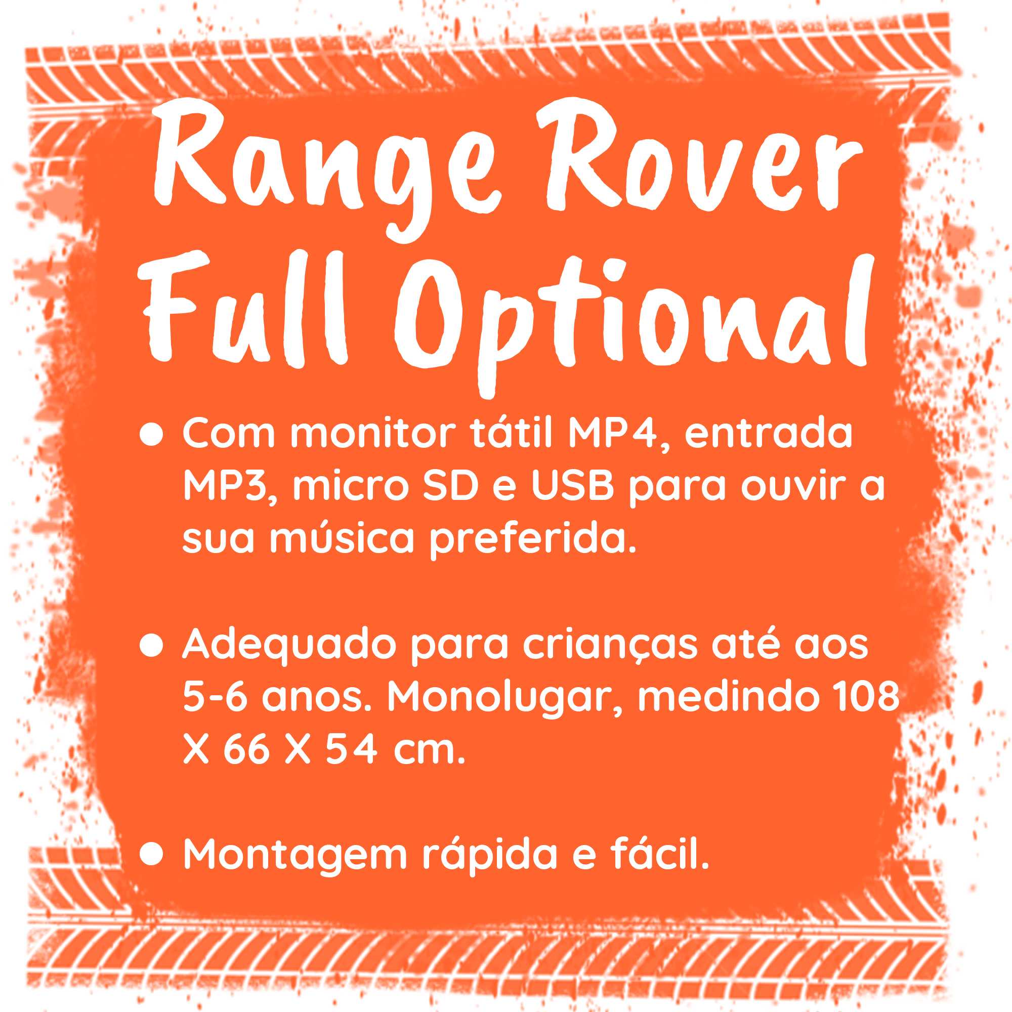 Range rover toy full opcional 