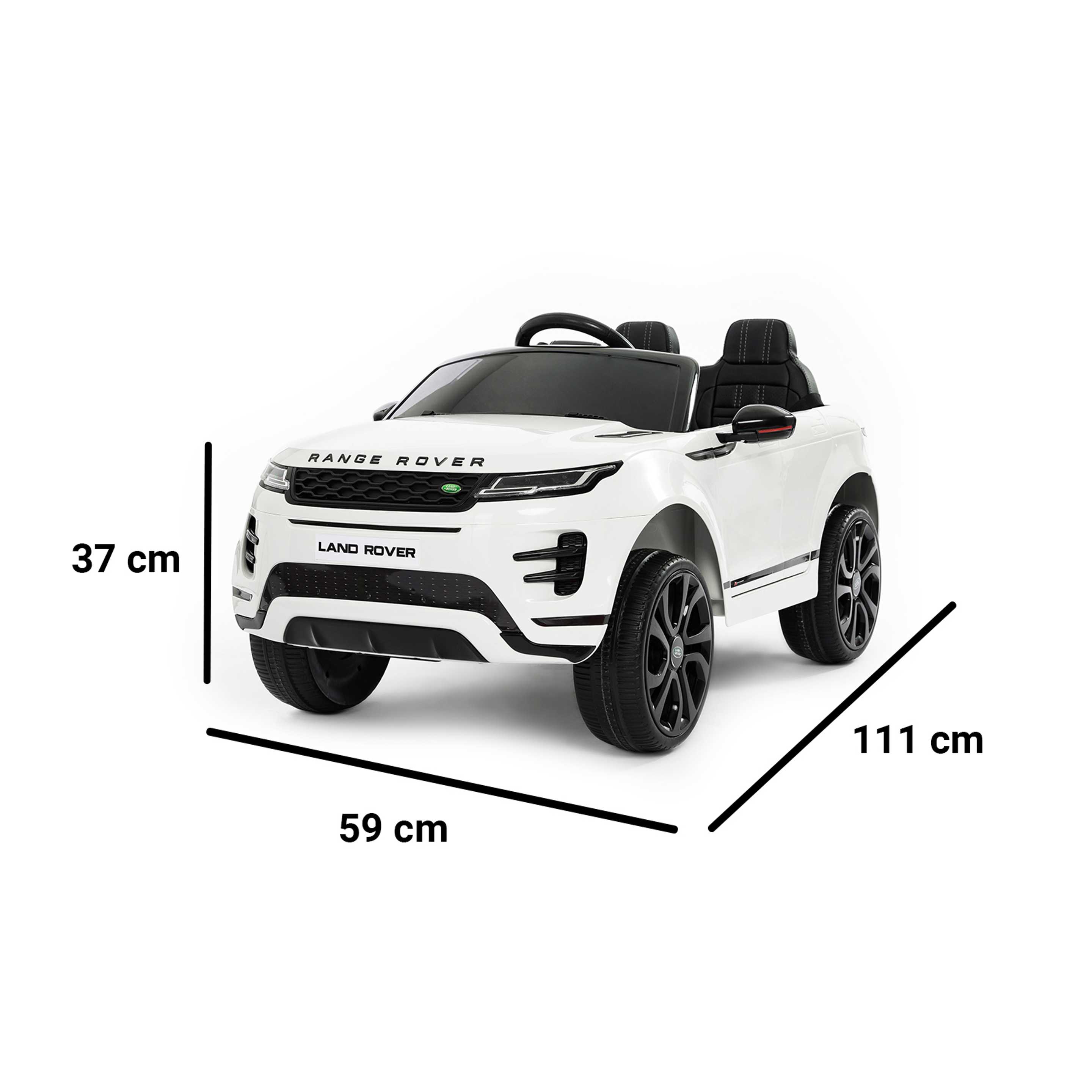Range Rover Evoque bianca misure