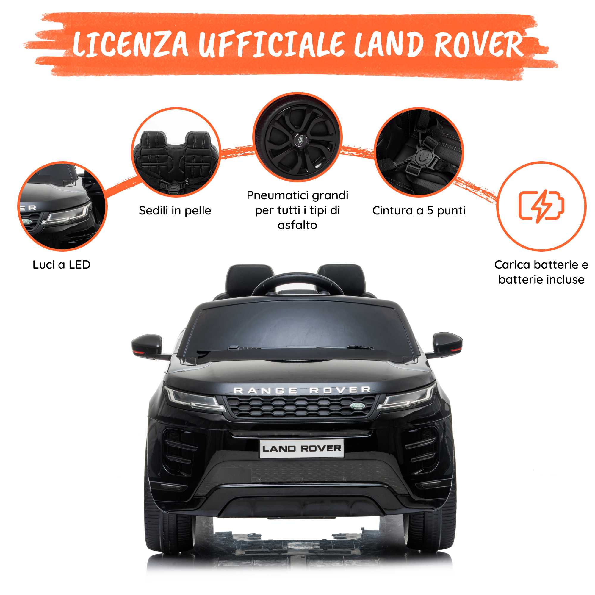 Range Rover Evoque Nero - accessori