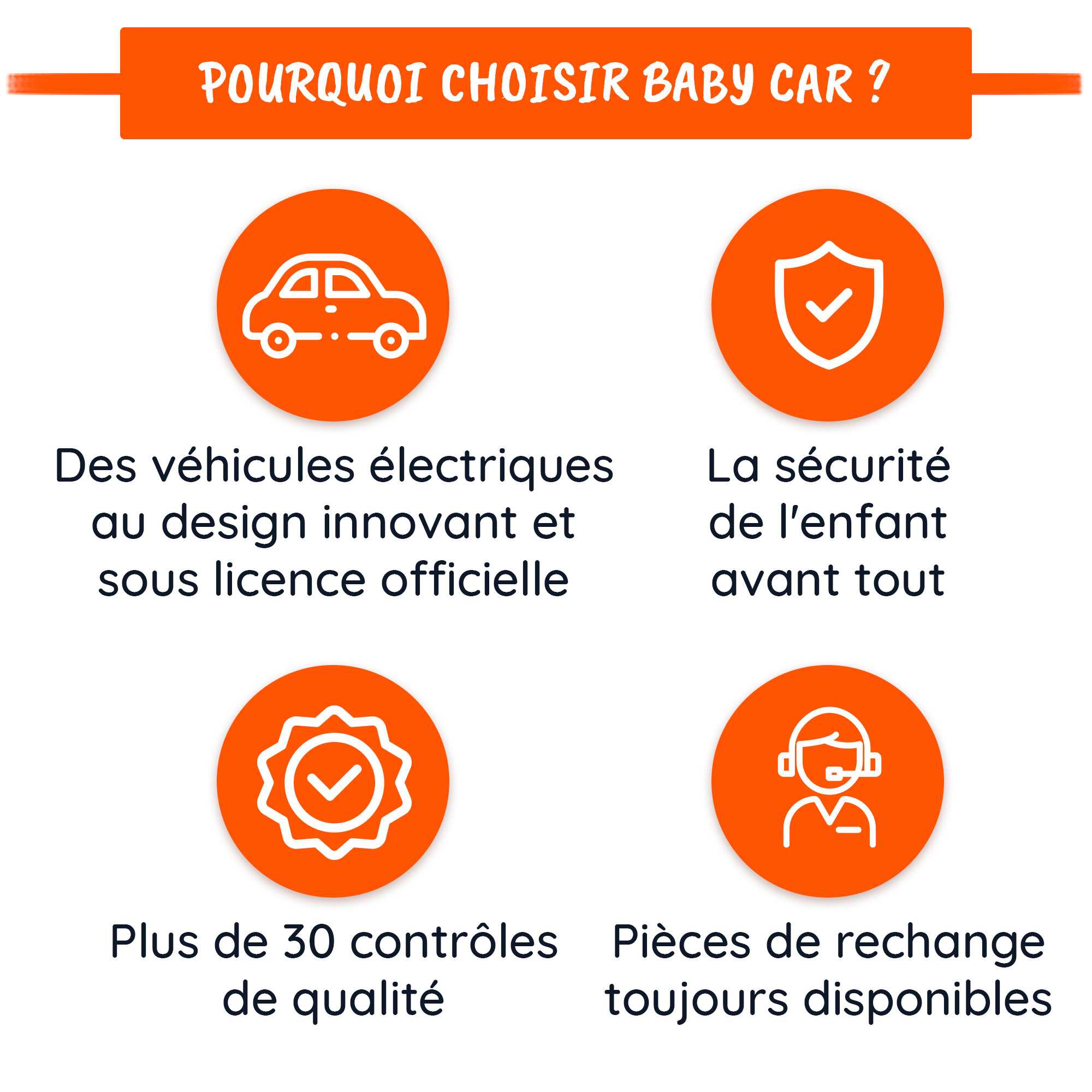 Mercedes G63 Noir - pourquoi choisir BabyCar?