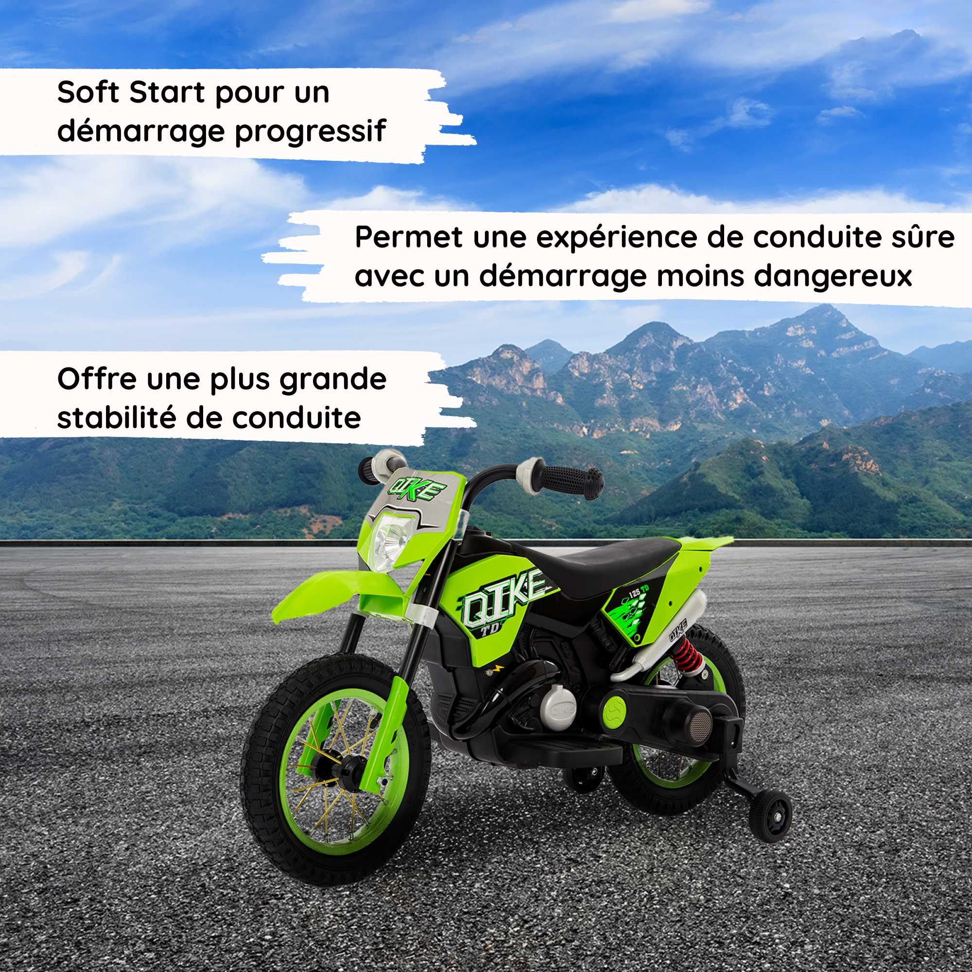 Moto cross vert soft start 