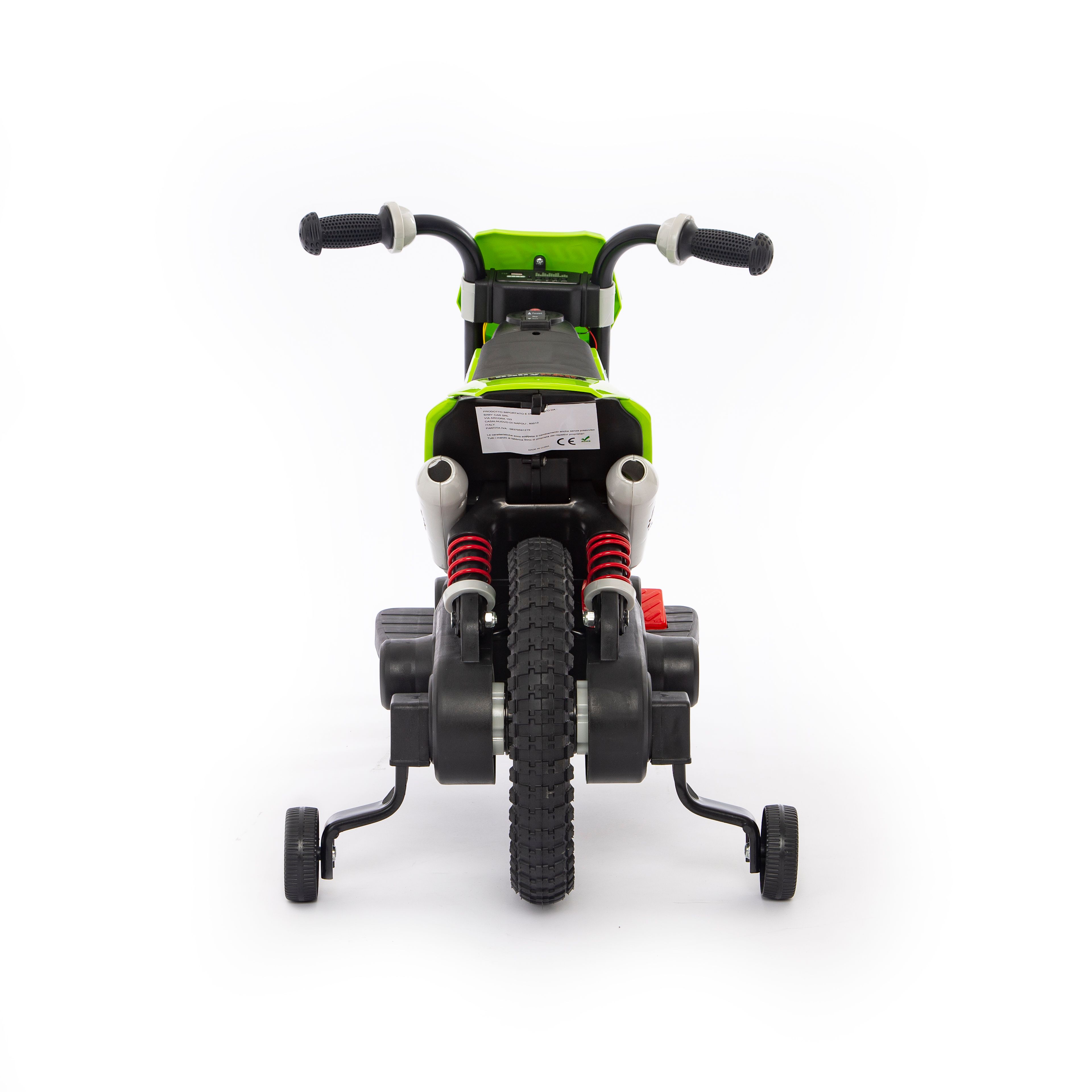 Motocross bambino elettrica 6V di Babycar - Moto elettriche per bambini 1-5  anni con acceleratore a pedale e accesso MP3 - moto da cross con luci e  suoni integrati (Rossa) : 