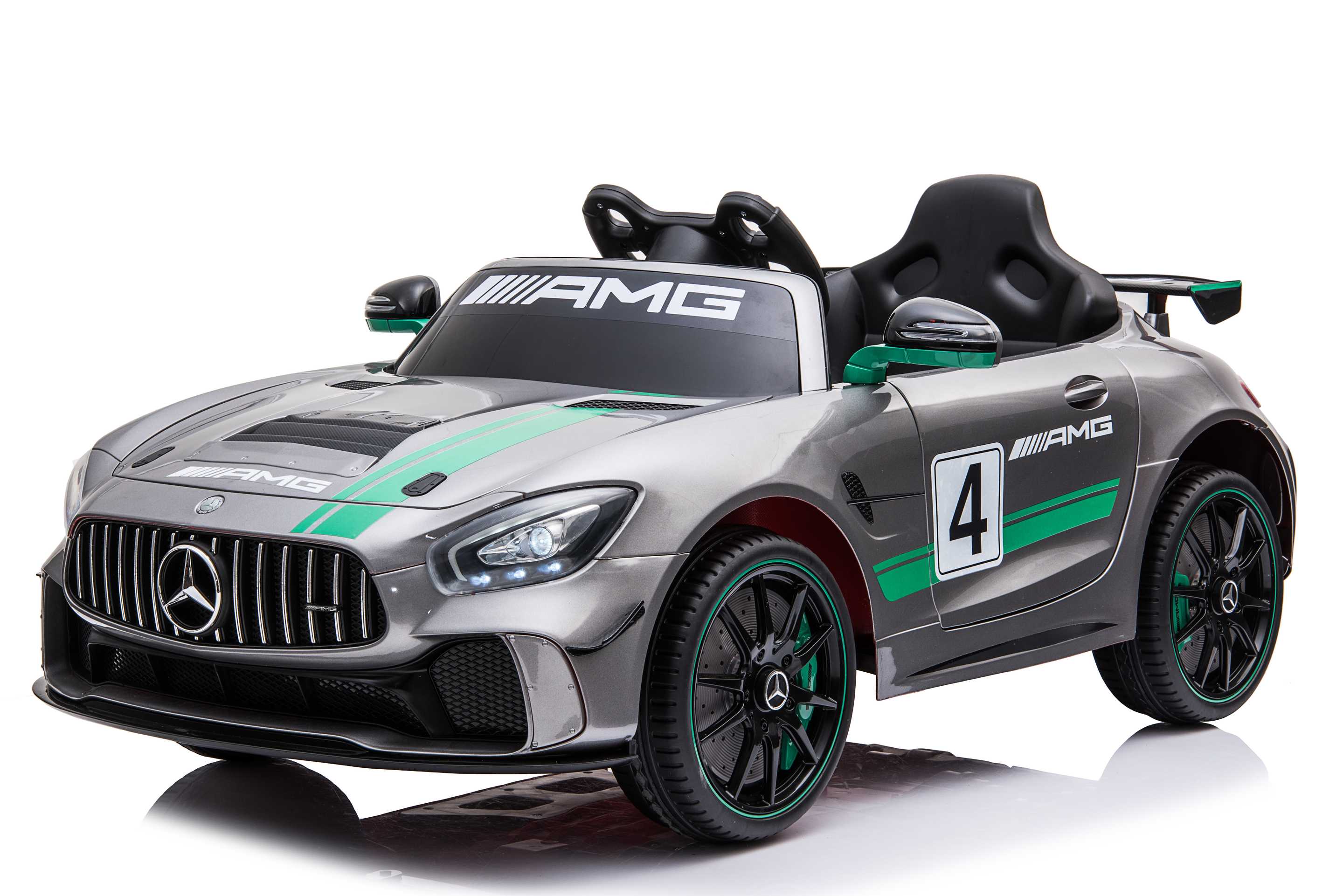 Mercedes GT4 AMG Luxury elettrica per bambini a 12V - 8