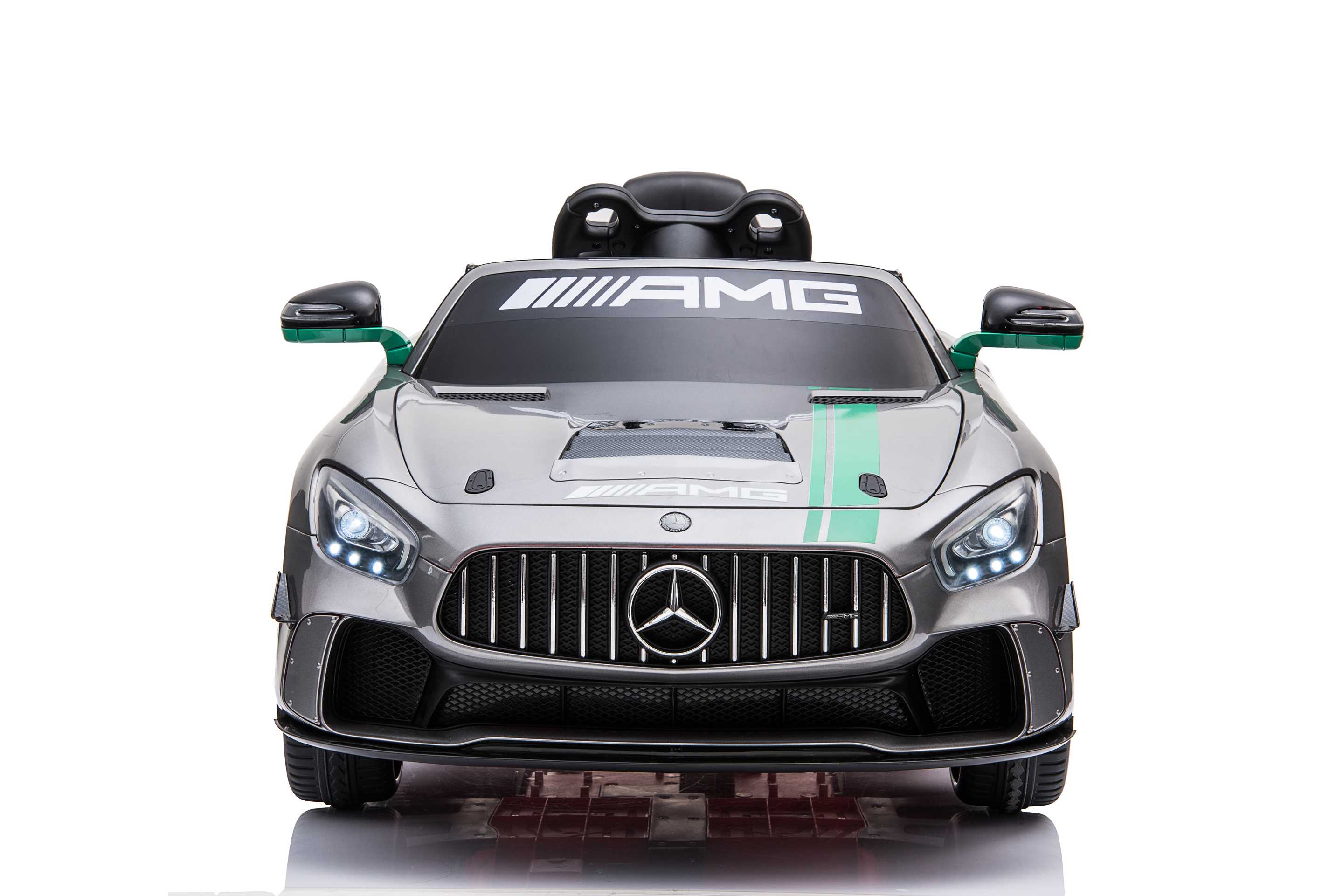 Mercedes GT4 AMG Luxury elettrica per bambini a 12V - 1