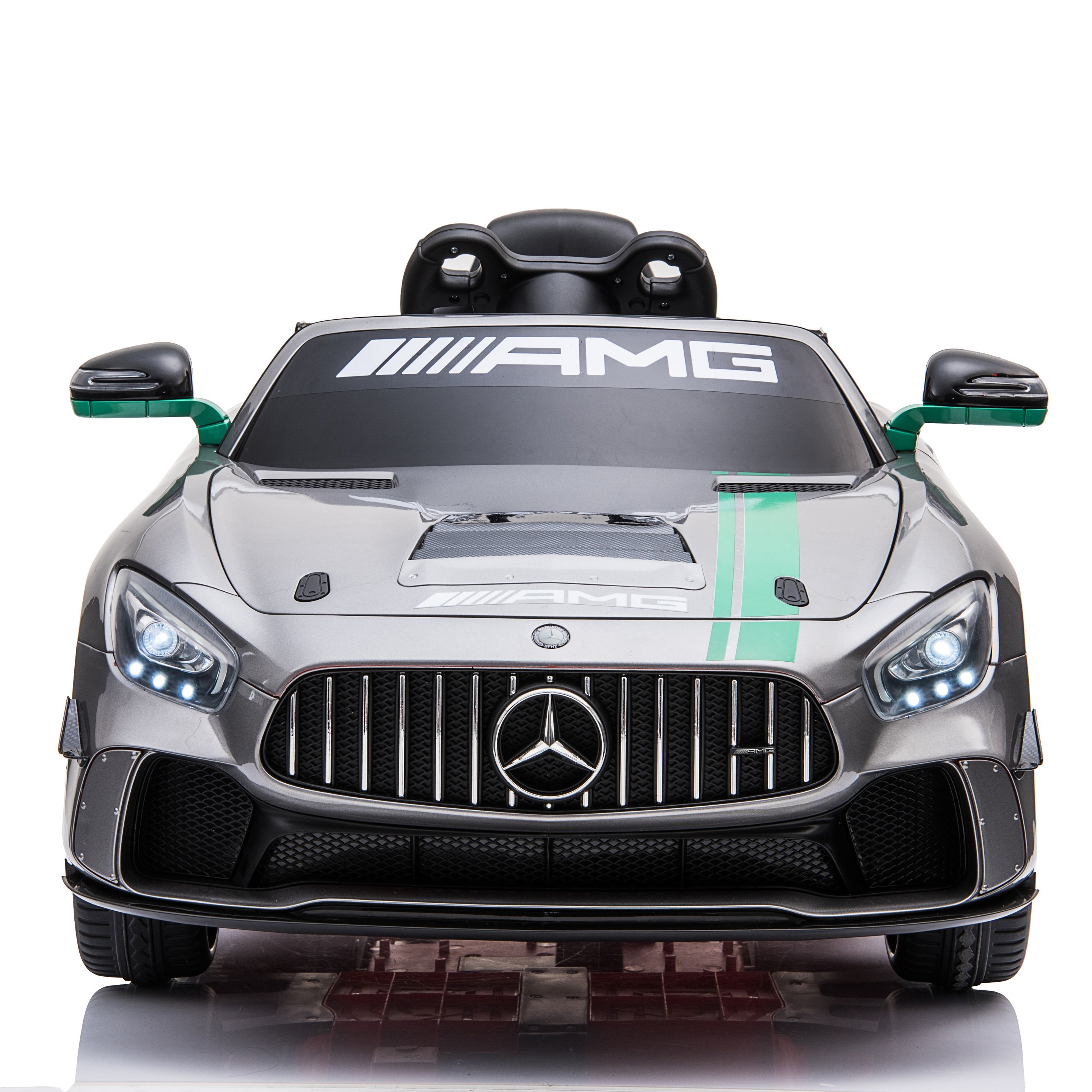 Mercedes GT4 AMG elettrica per bambini a 12V