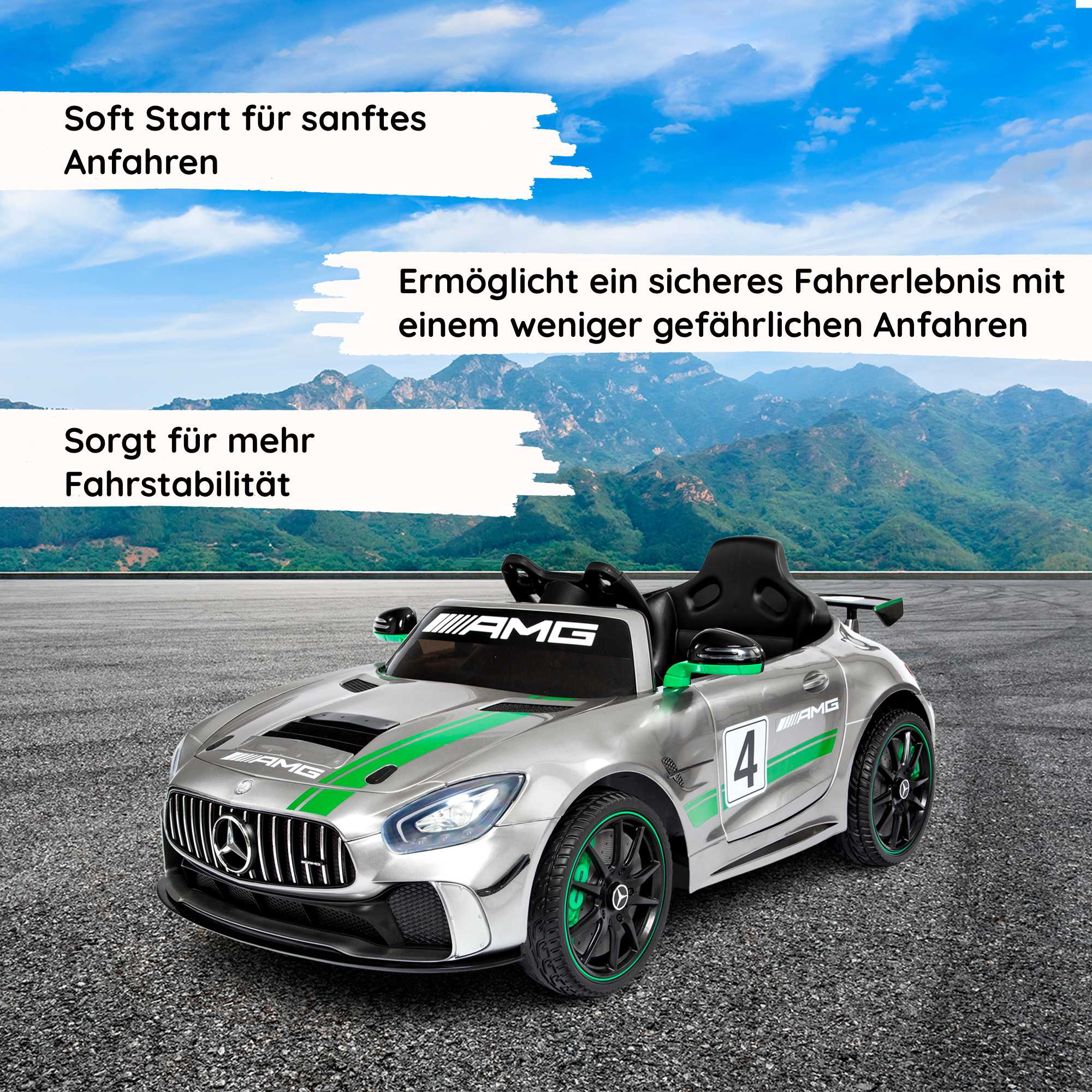 Mercedes GT4 AMG für Kinder Soft Start