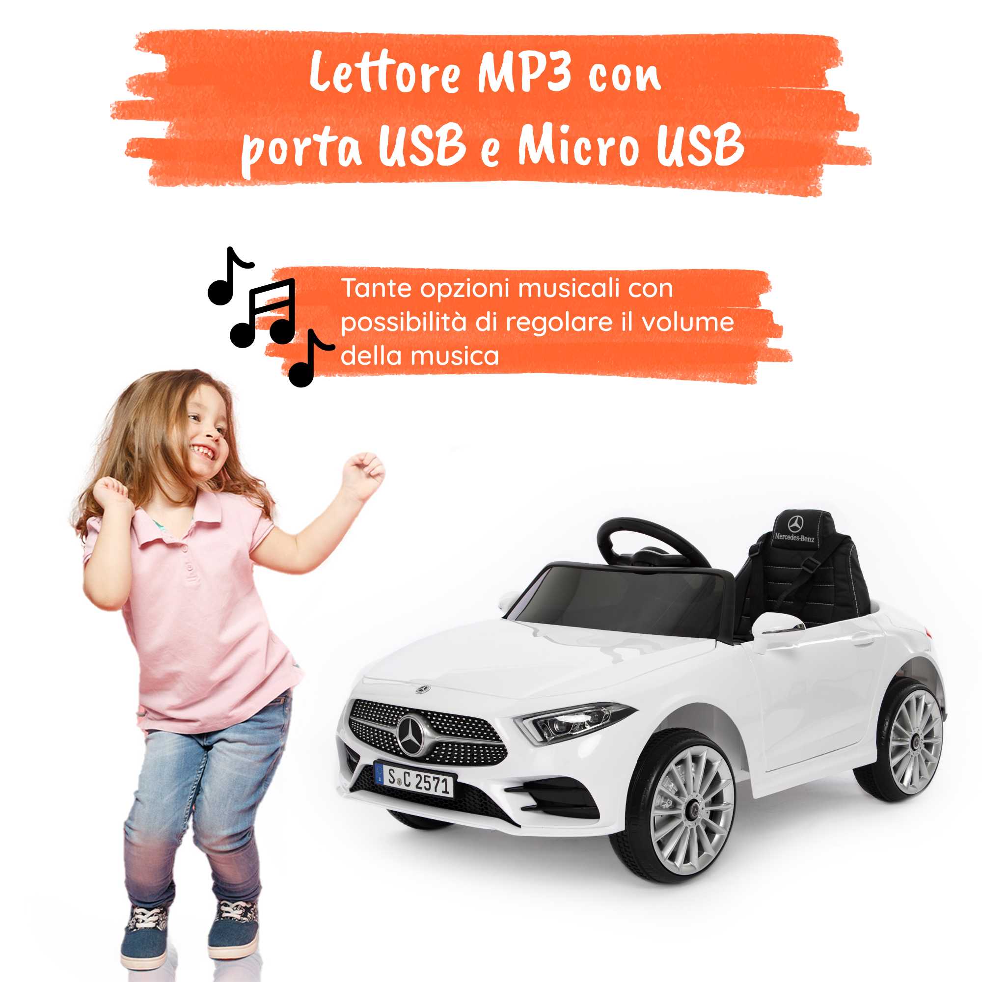 Mercedes CLS bianca multimedia 