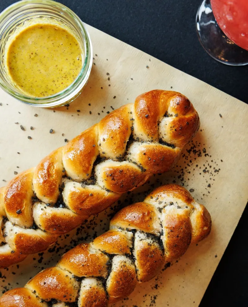 Fresh Baked Pretzel Braids