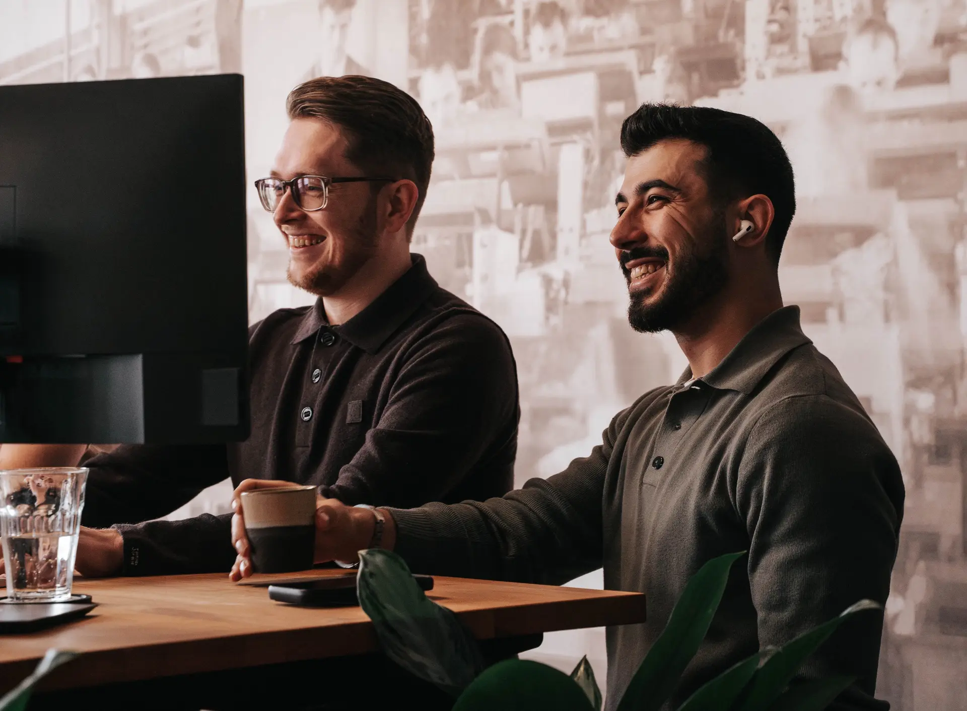 Developers analyseren website - Stefan en Hasan