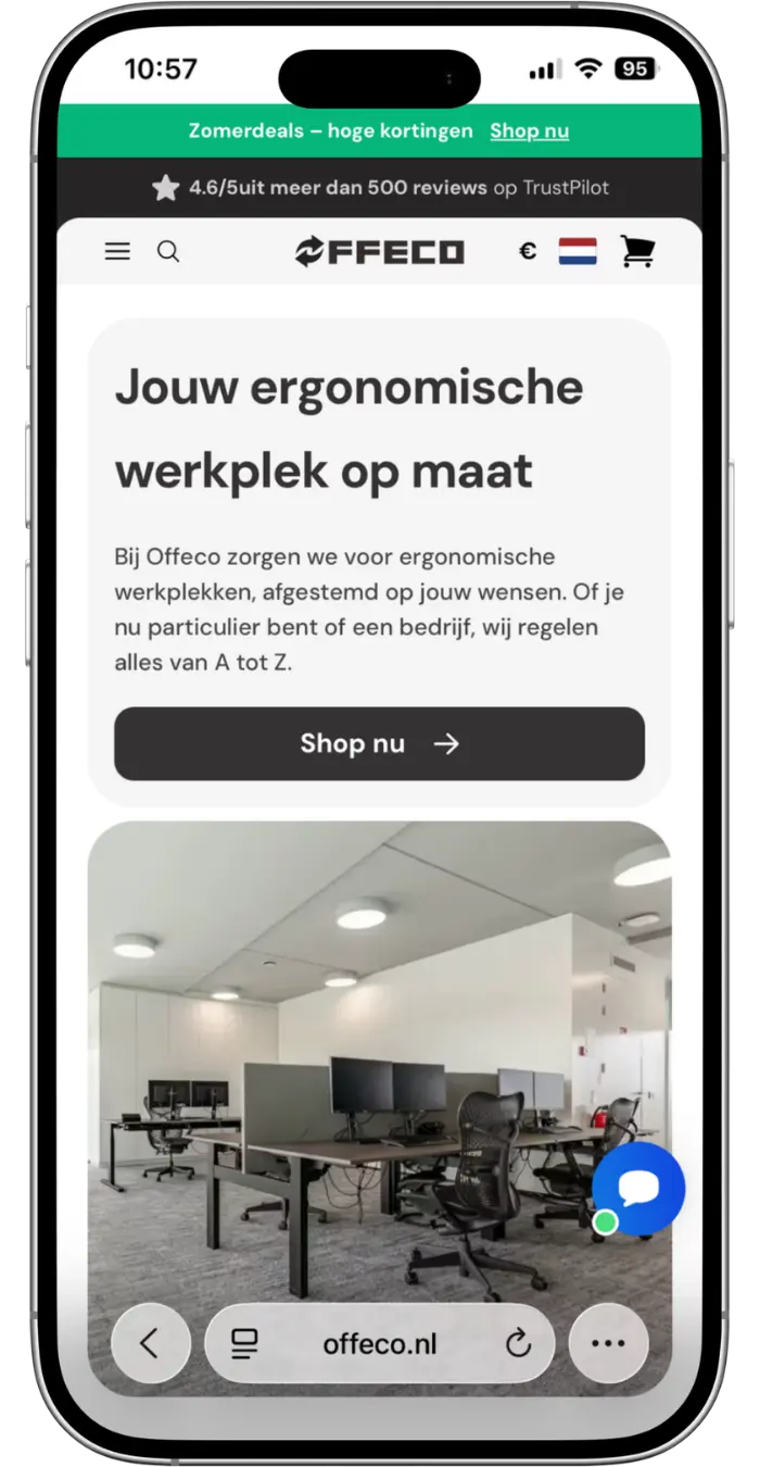 Offeco homepage