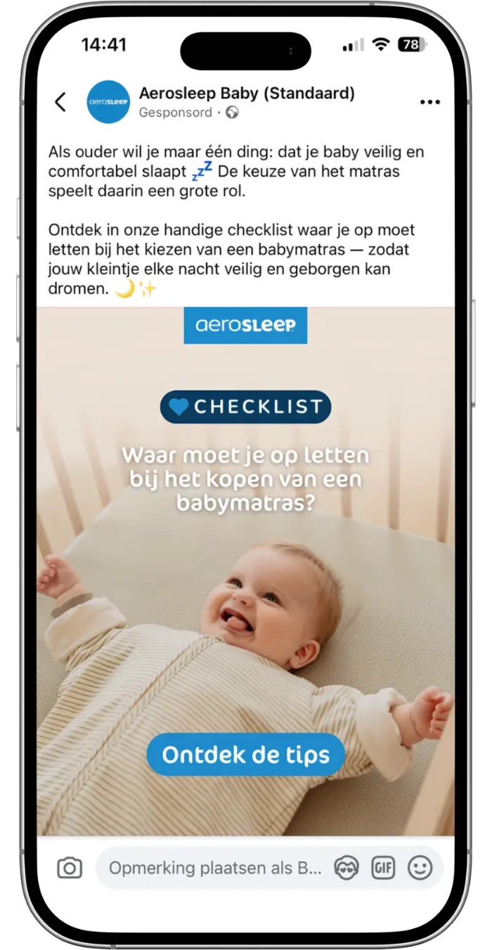 Advertentie AeroSleep