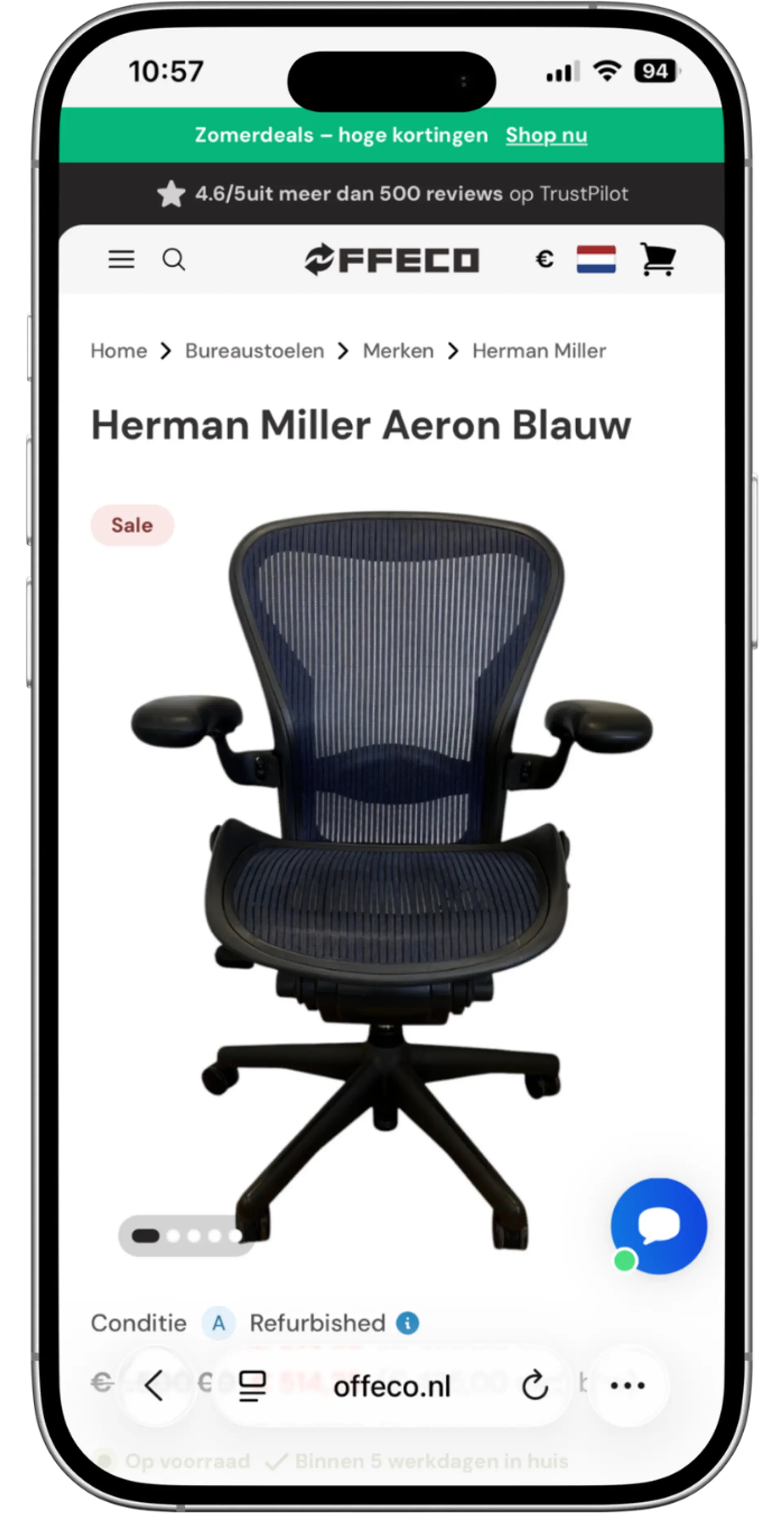 Offeco Product Detail Page