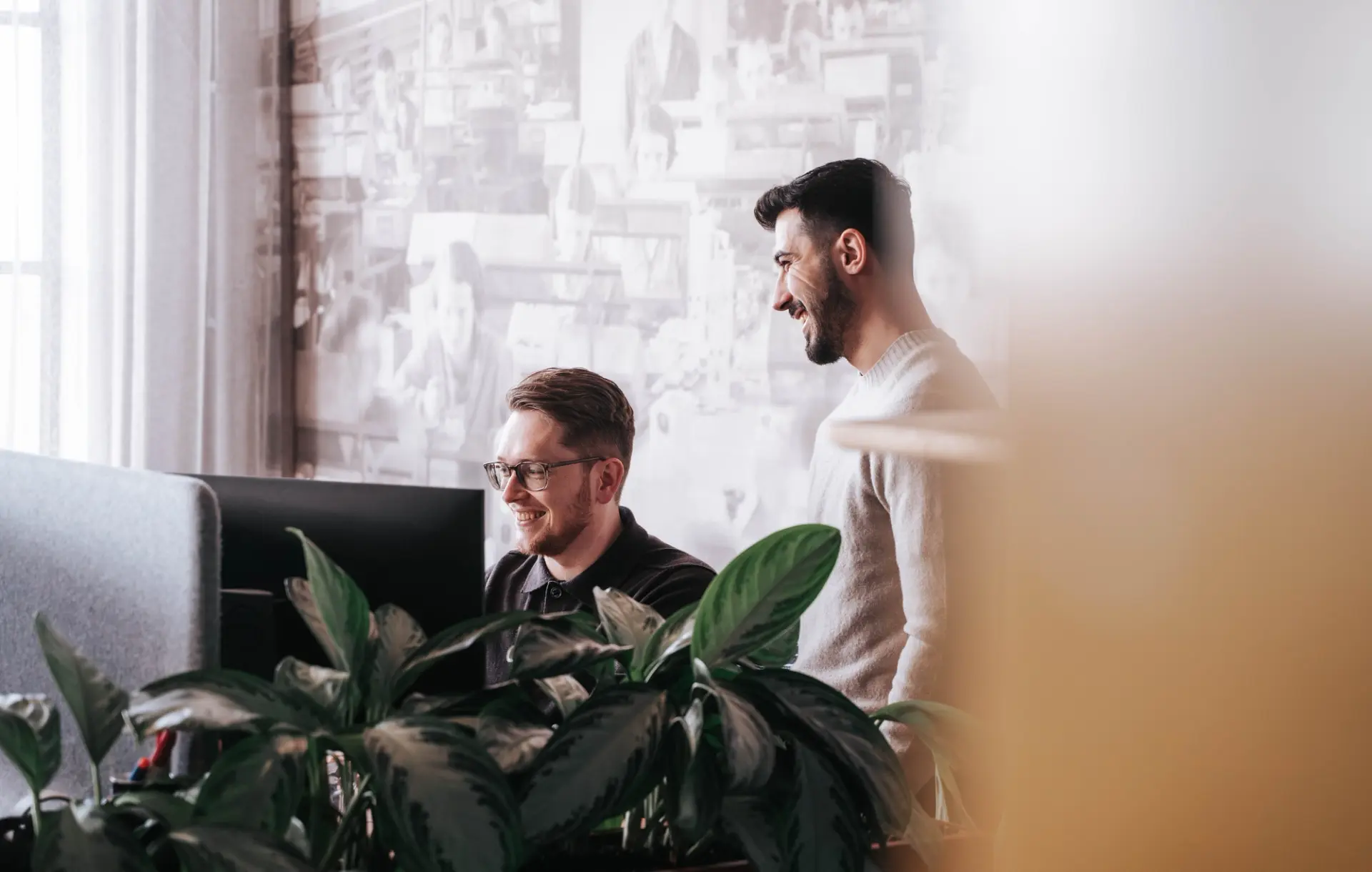 Sfeerfoto op kantoor