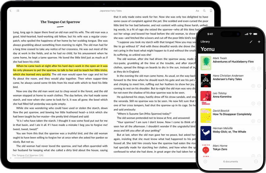 image of Yomu EBook Reader