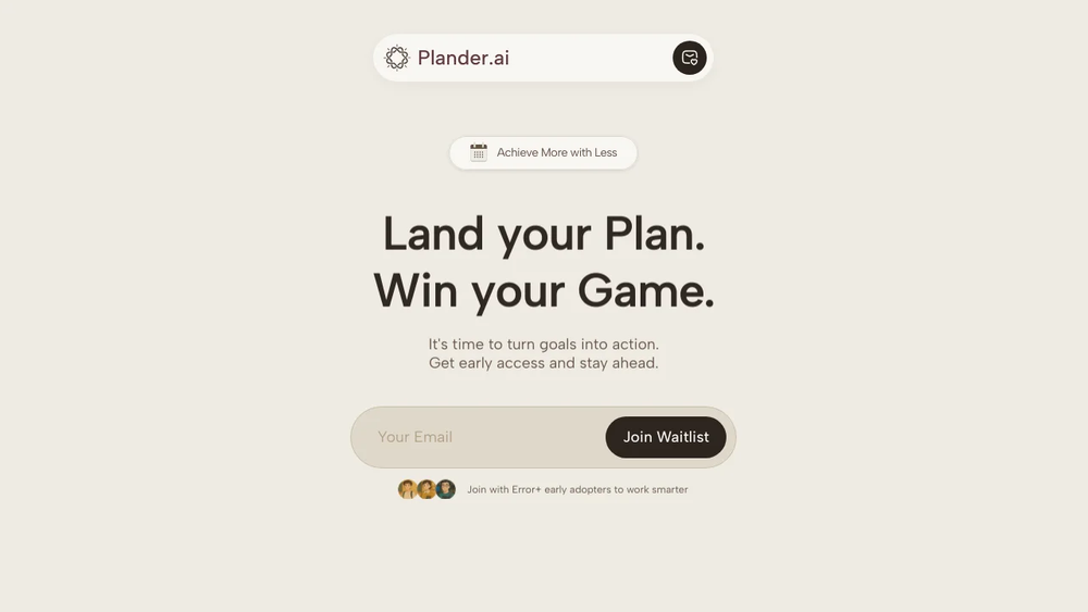 image of Plander.ai