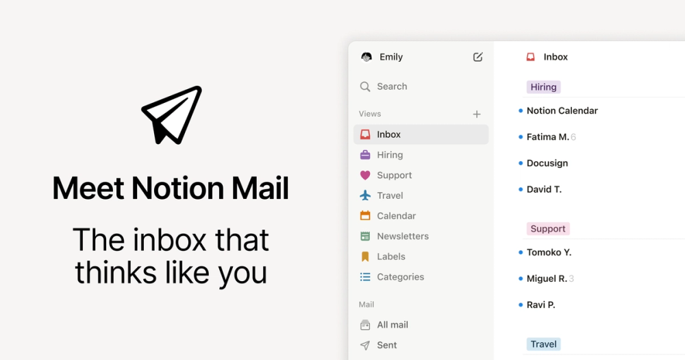 image of Notion Mail
