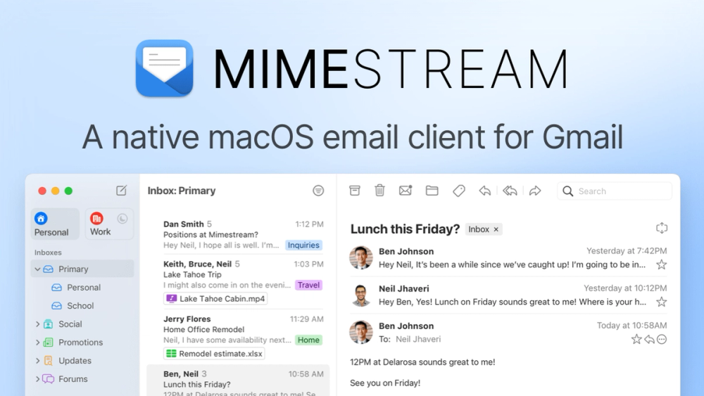 image of Mimestream