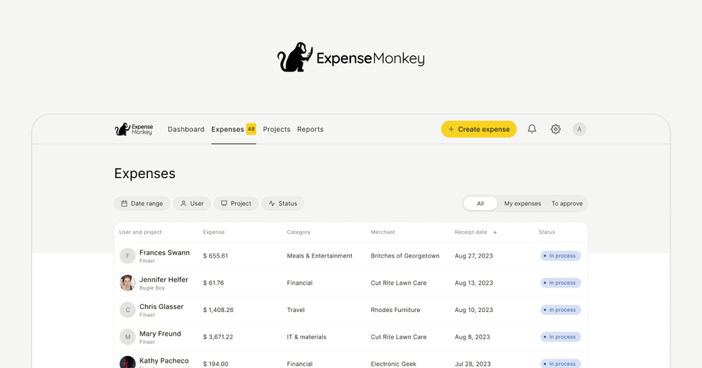 image of ExpenseMonkey
