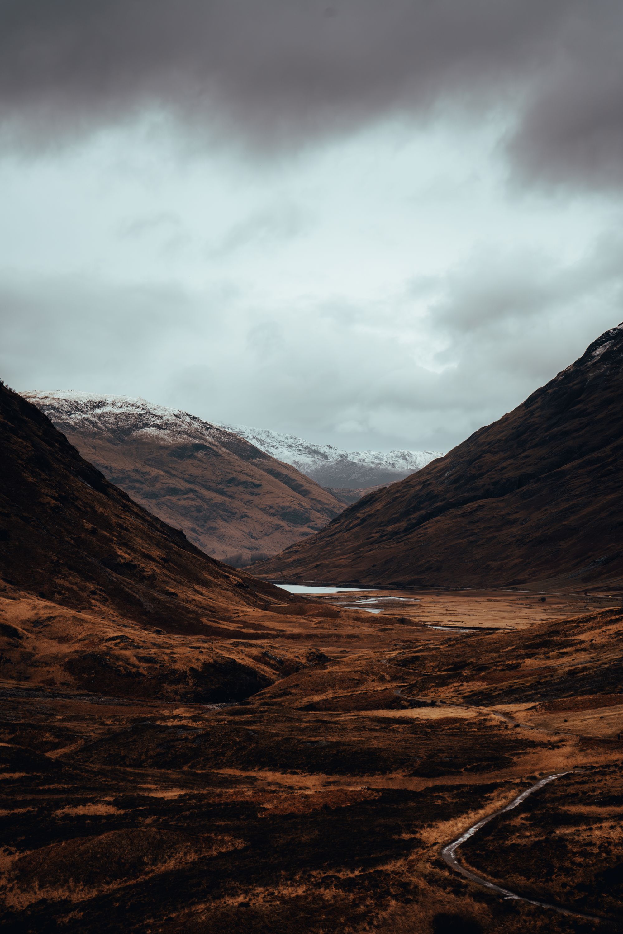Glencoe - The Valley of Mist, fine art print från Highlands, Skottland