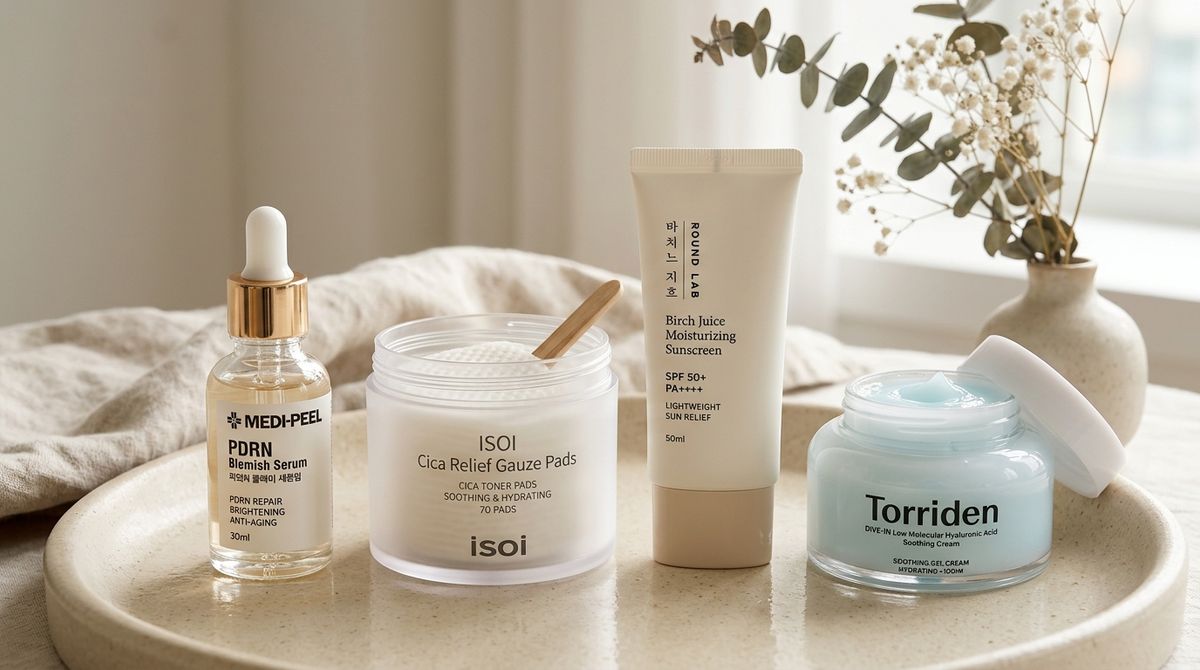 Olive Young top trending skincare essentials