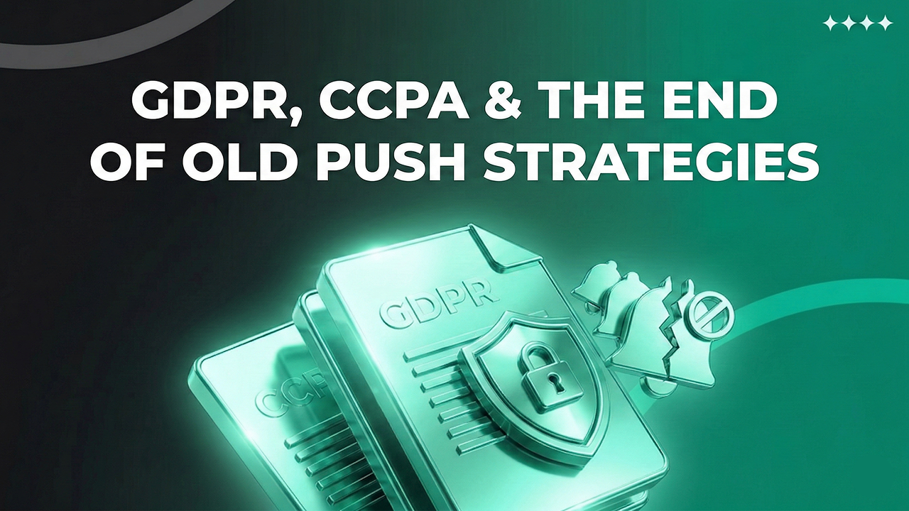 GDPR, CCPA & the End of Old Push Strategies