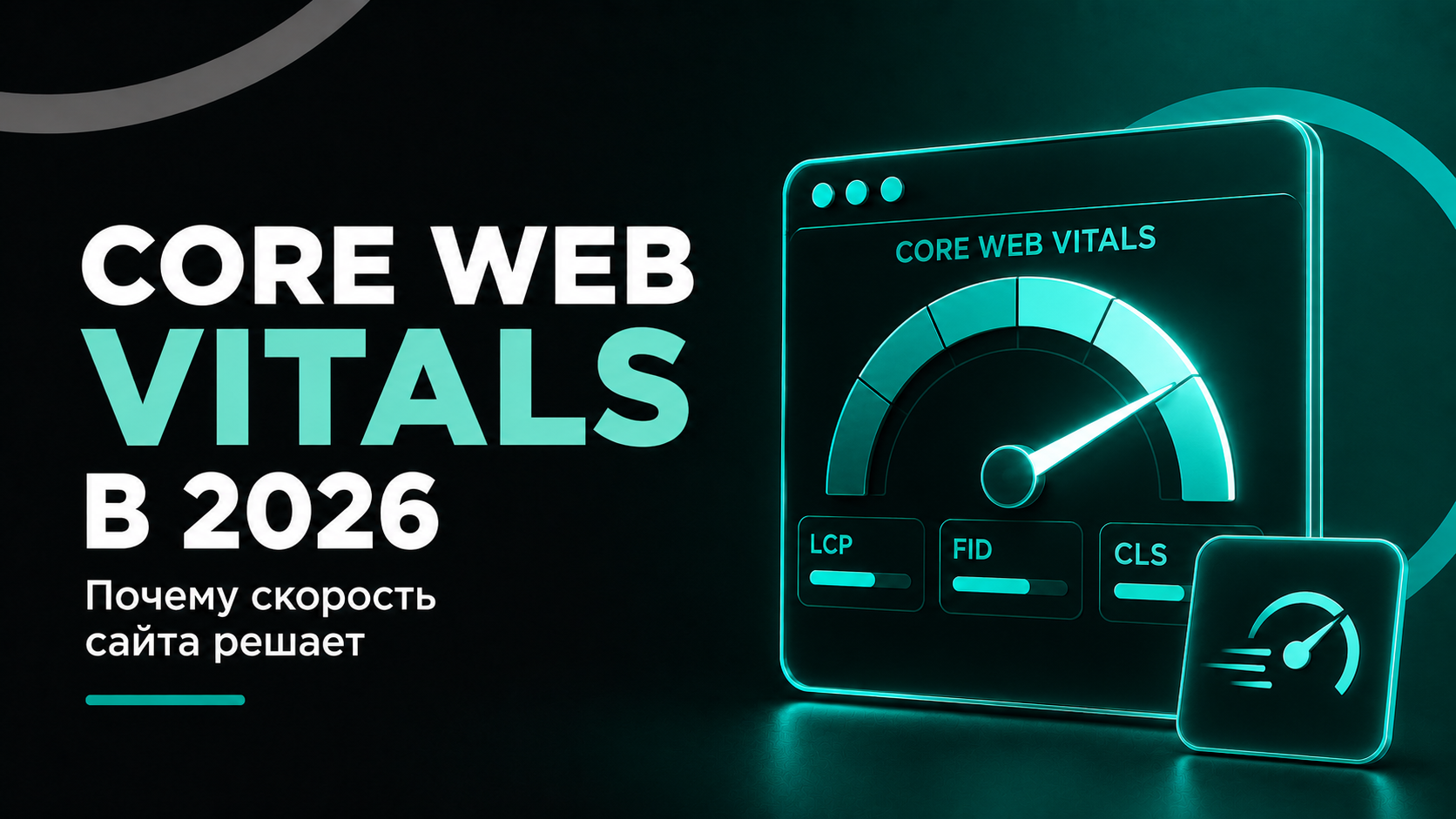 Core Web Vitals в 2026 году: как скорость сайта решает, сколько вы заработаете