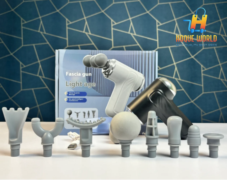 3-Head Fascial Gun Body Massager