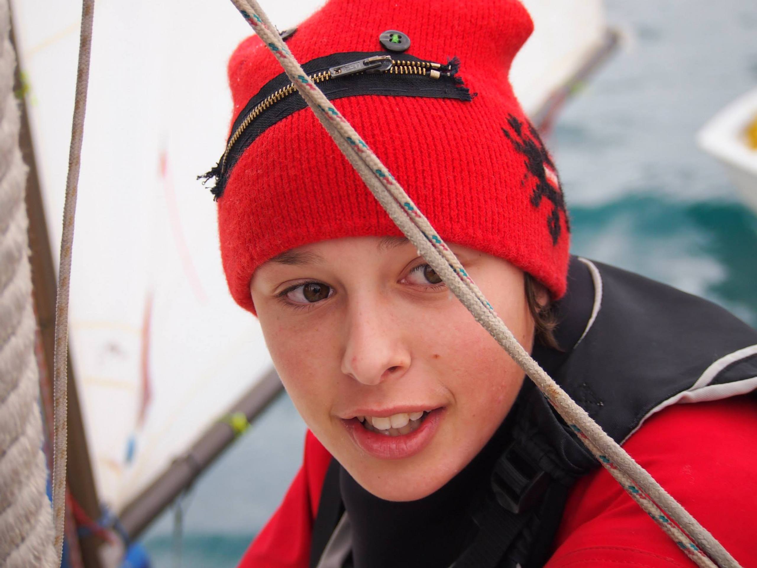 38. Međunarodna novogodišnja regata — Optimist, Hvar, prosinac 2014. — fotografija 11 od 57 (foto: Viktorija Nižetić)