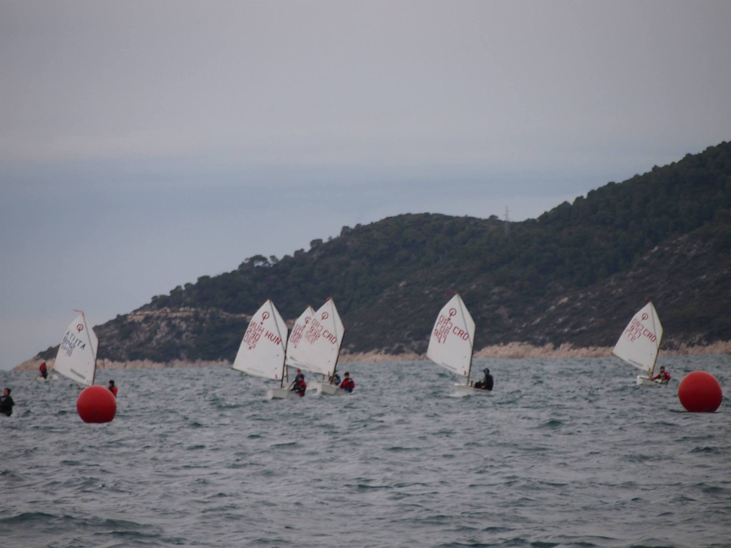 38. Međunarodna novogodišnja regata — Optimist, Hvar, prosinac 2014. — fotografija 25 od 57 (foto: Viktorija Nižetić)