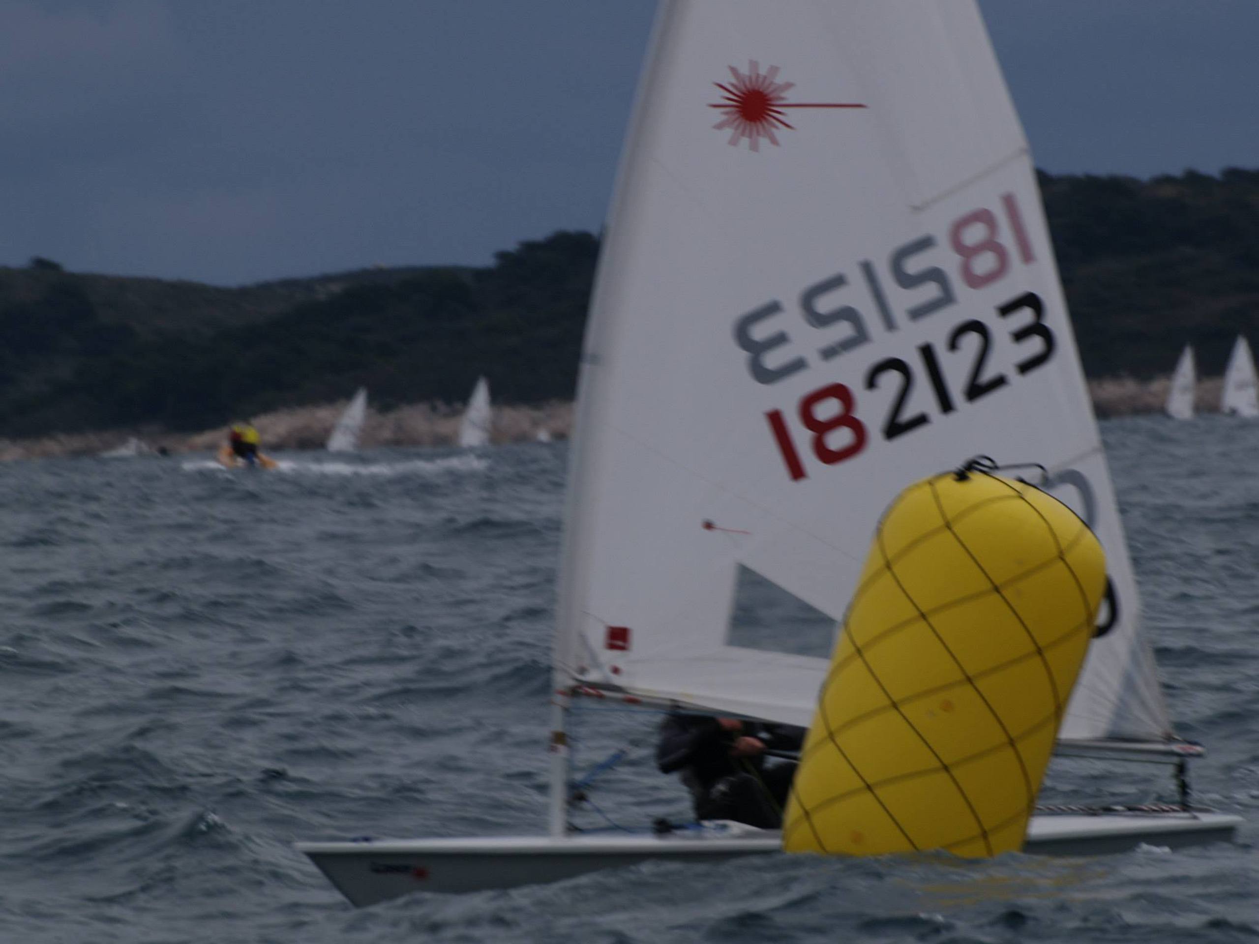 38. Međunarodna novogodišnja regata — Laser, Hvar, prosinac 2014. — fotografija 11 od 43 (foto: Zoran Jakšić Mrva)