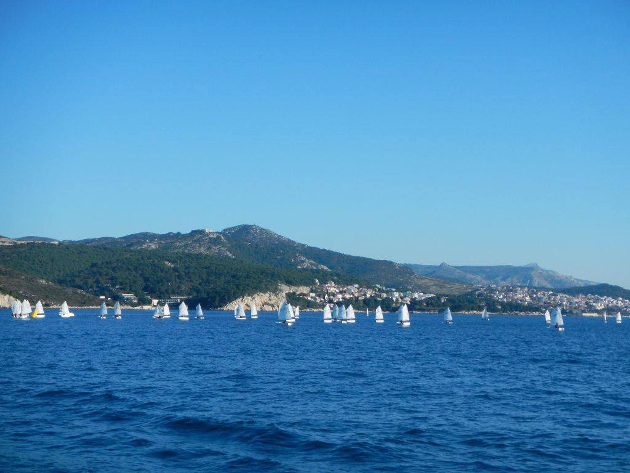 36. Međunarodna novogodišnja regata — Prvenstvo Hrvatske u klasi Optimist, Hvar, prosinac 2012. — fotografija 44 od 65