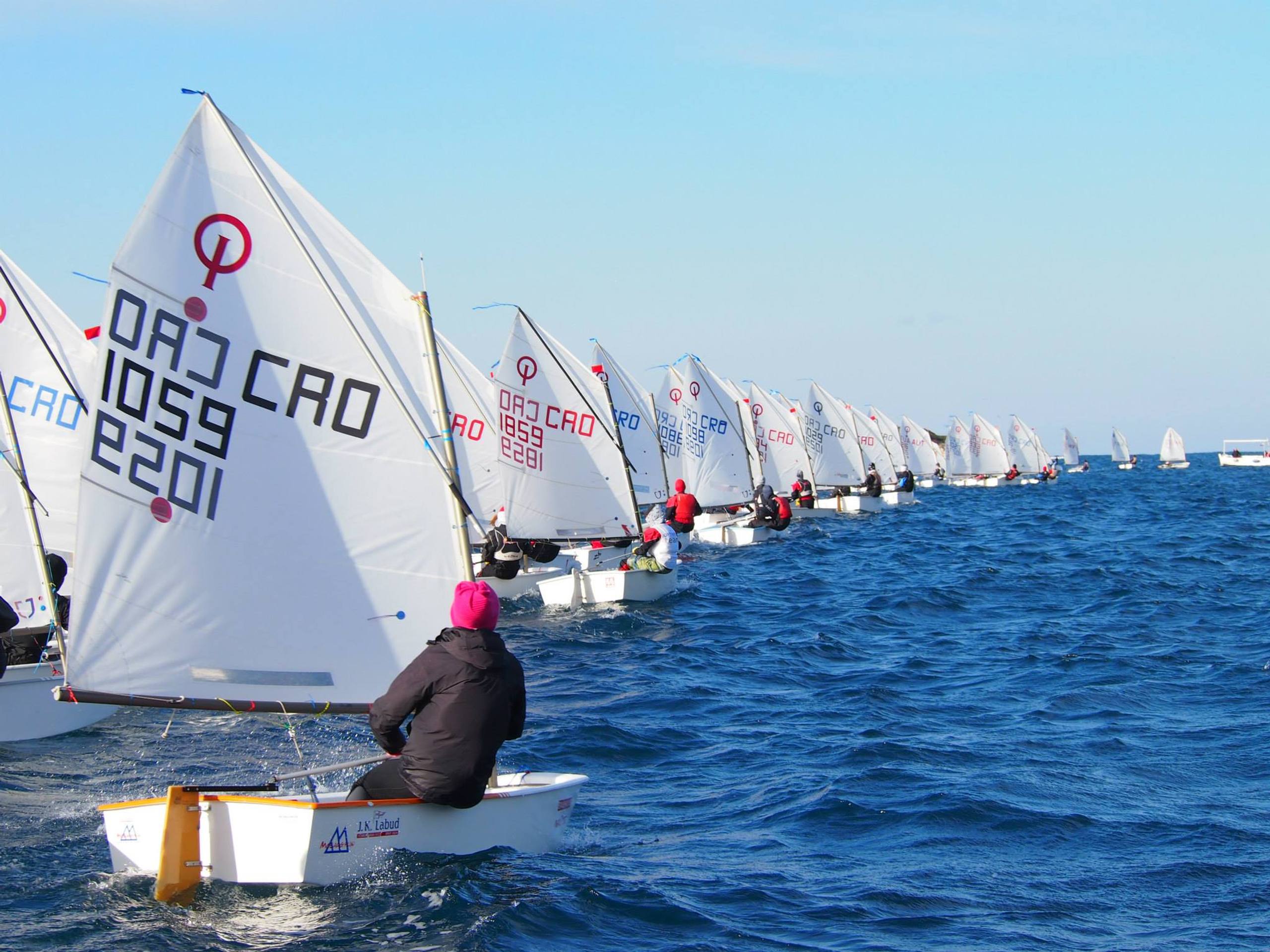 38. Međunarodna novogodišnja regata — Optimist, Hvar, prosinac 2014. — fotografija 51 od 57 (foto: Viktorija Nižetić)