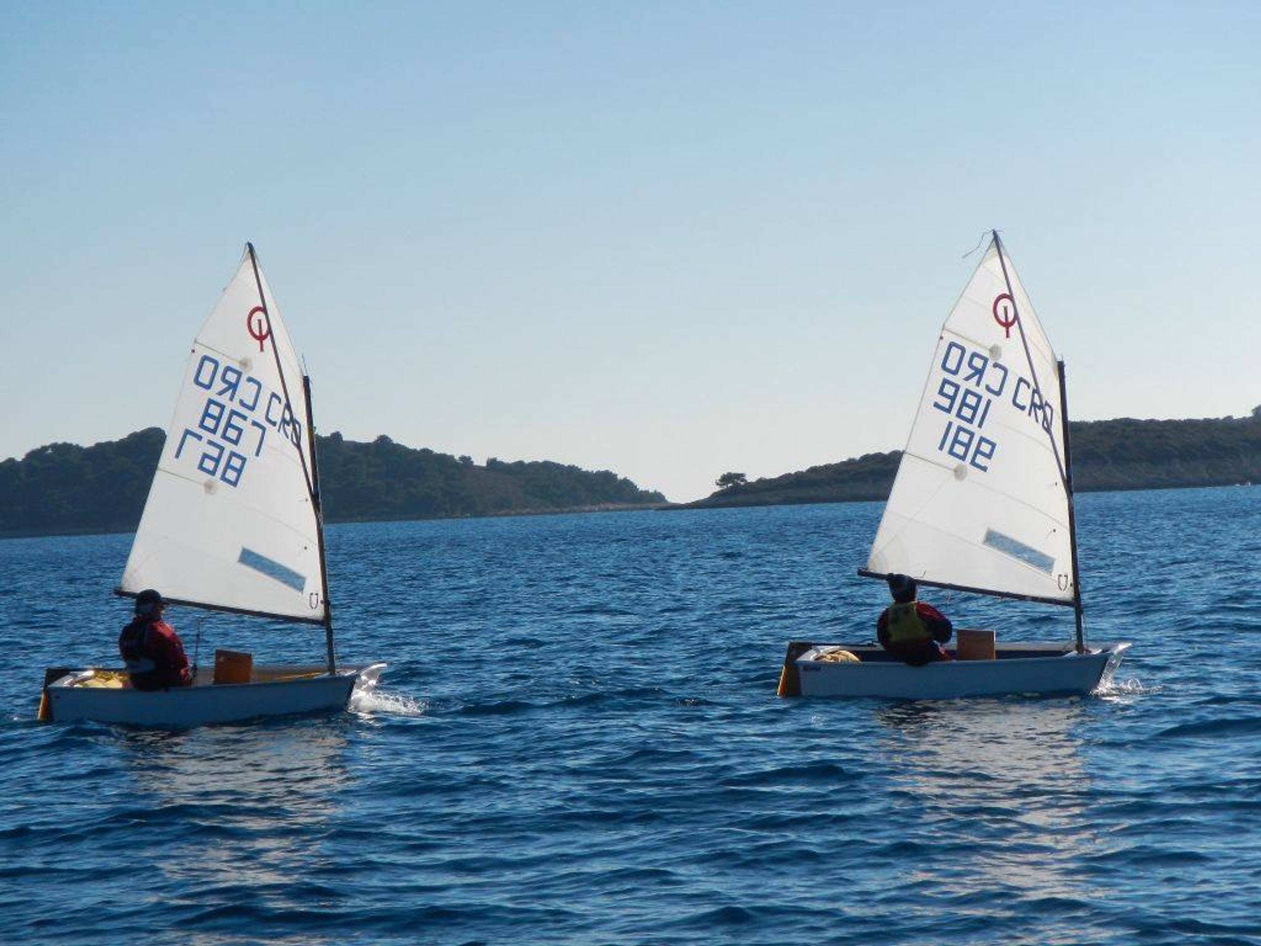 36. Međunarodna novogodišnja regata — Prvenstvo Hrvatske u klasi Optimist, Hvar, prosinac 2012. — fotografija 46 od 65