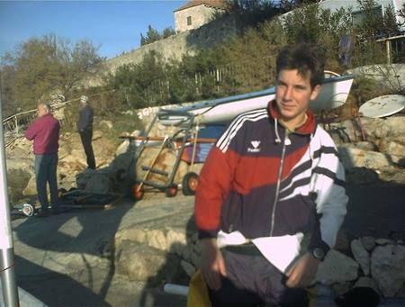 Vedran Grga Ive u jedrilici u svojim natjecateljskim danima