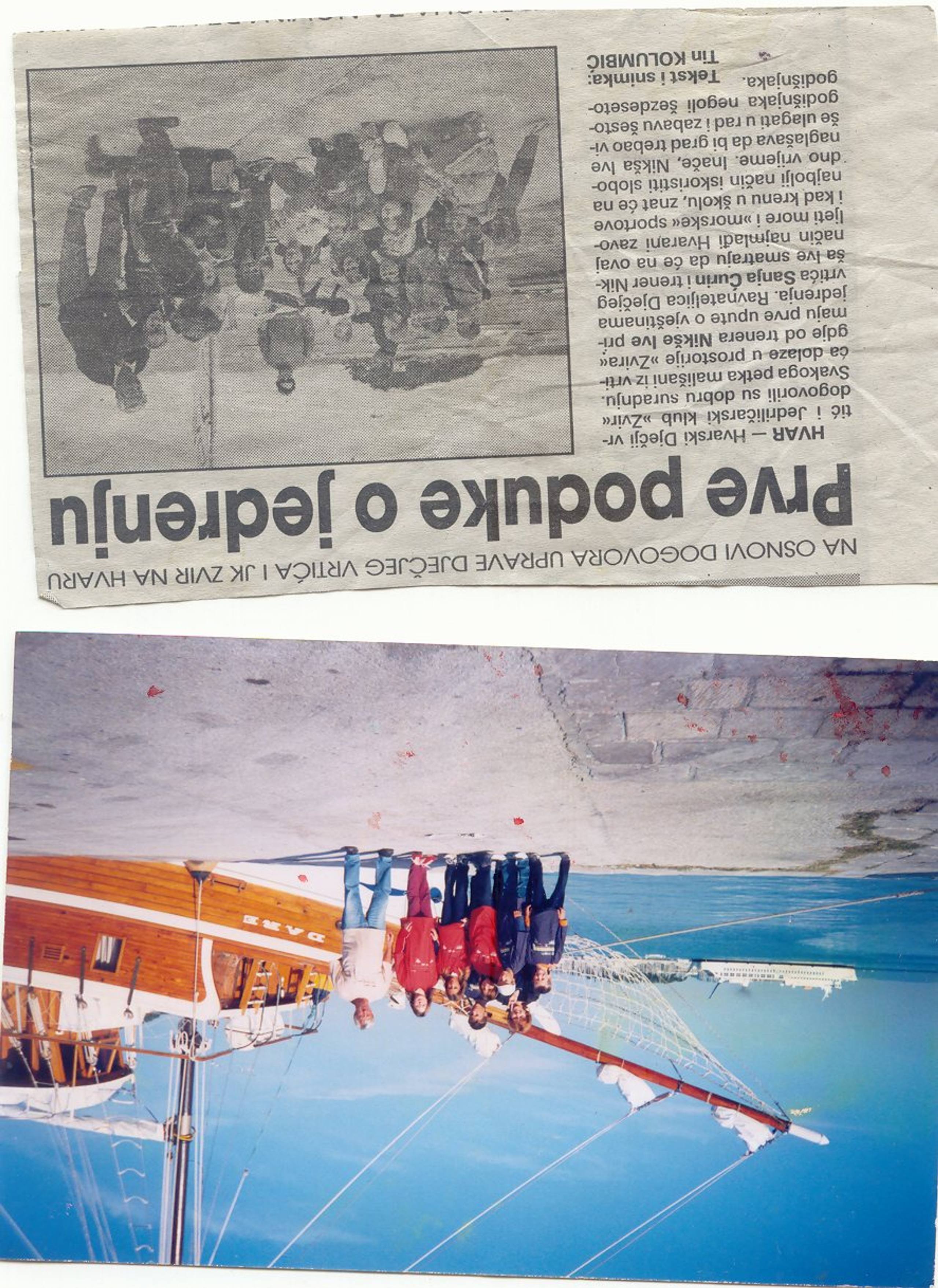 „Prve poduke o jedrenju“