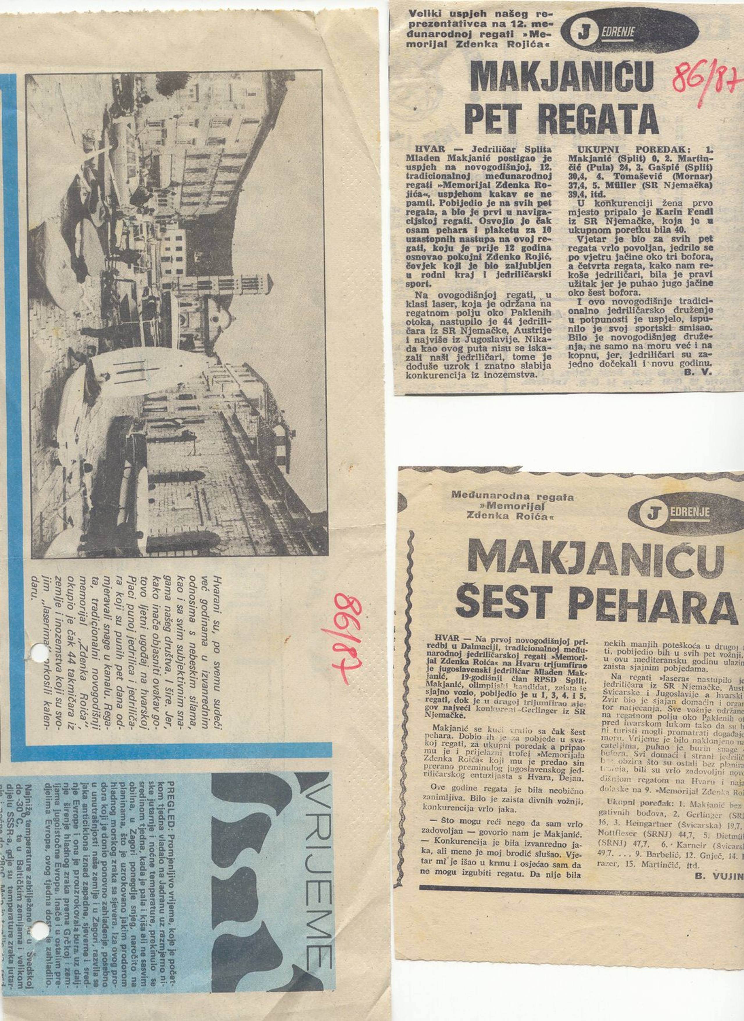 „Makjaniću šest pehara“