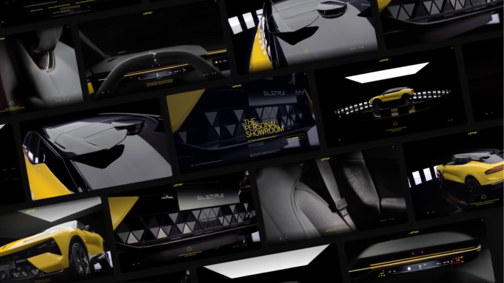 Overview of interfaces of the Lotus Personal Showroom