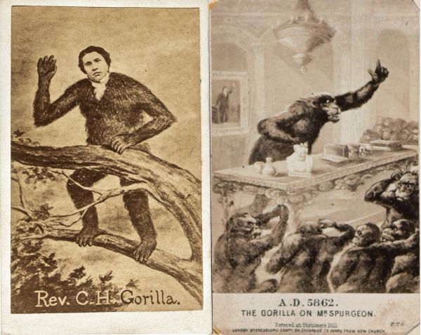 Carte de Visites mocking Spurgeon