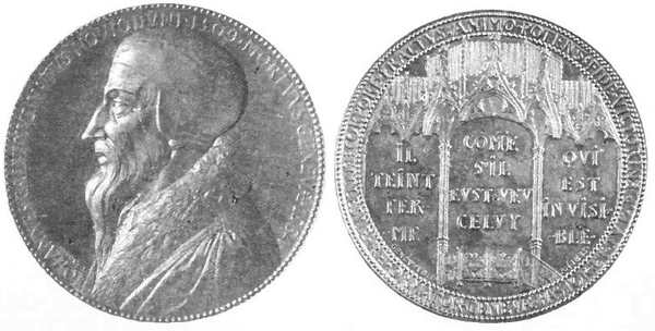 FACSIMILE OF CALVIN MEDAL PRESENTED TO MR. SPURGEON AT GENEVA