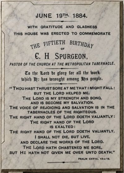 COPY OF MARBLE SLAB AND INSCRIPTION ON JUBILEE HOUSE.